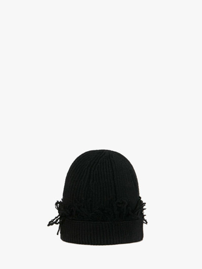JW Anderson BEANIE WITH FRINGE DETAIL outlook