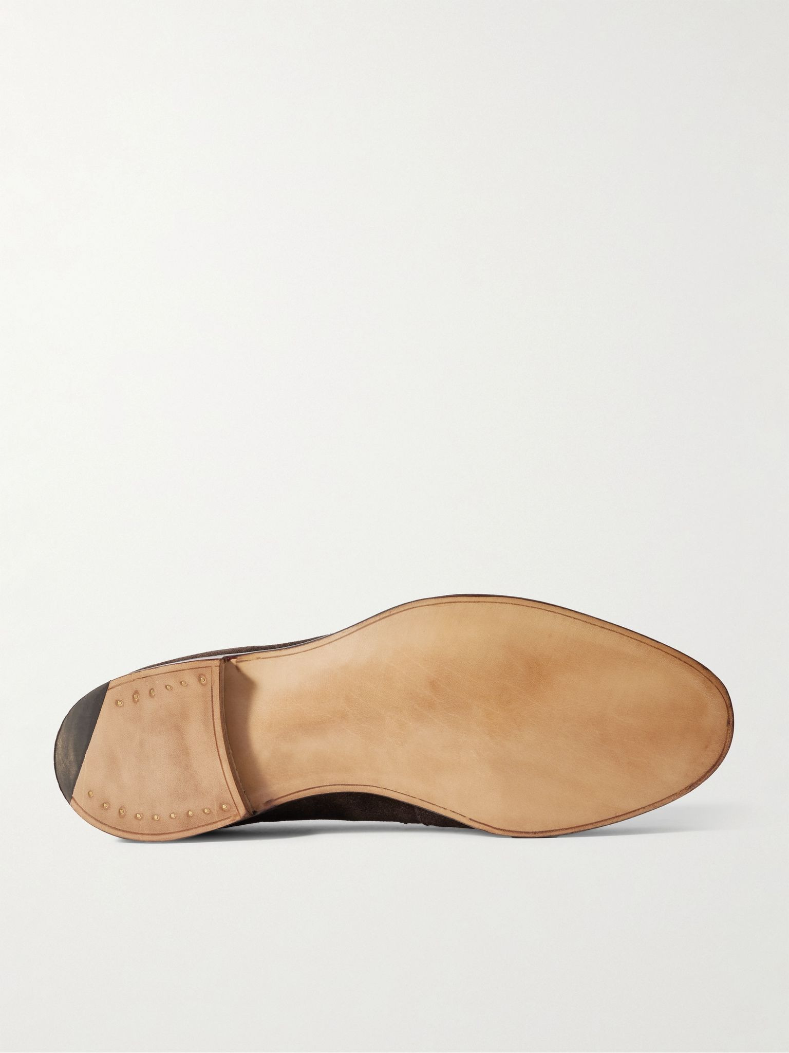 Charles Suede Penny Loafers Dark brown - 3