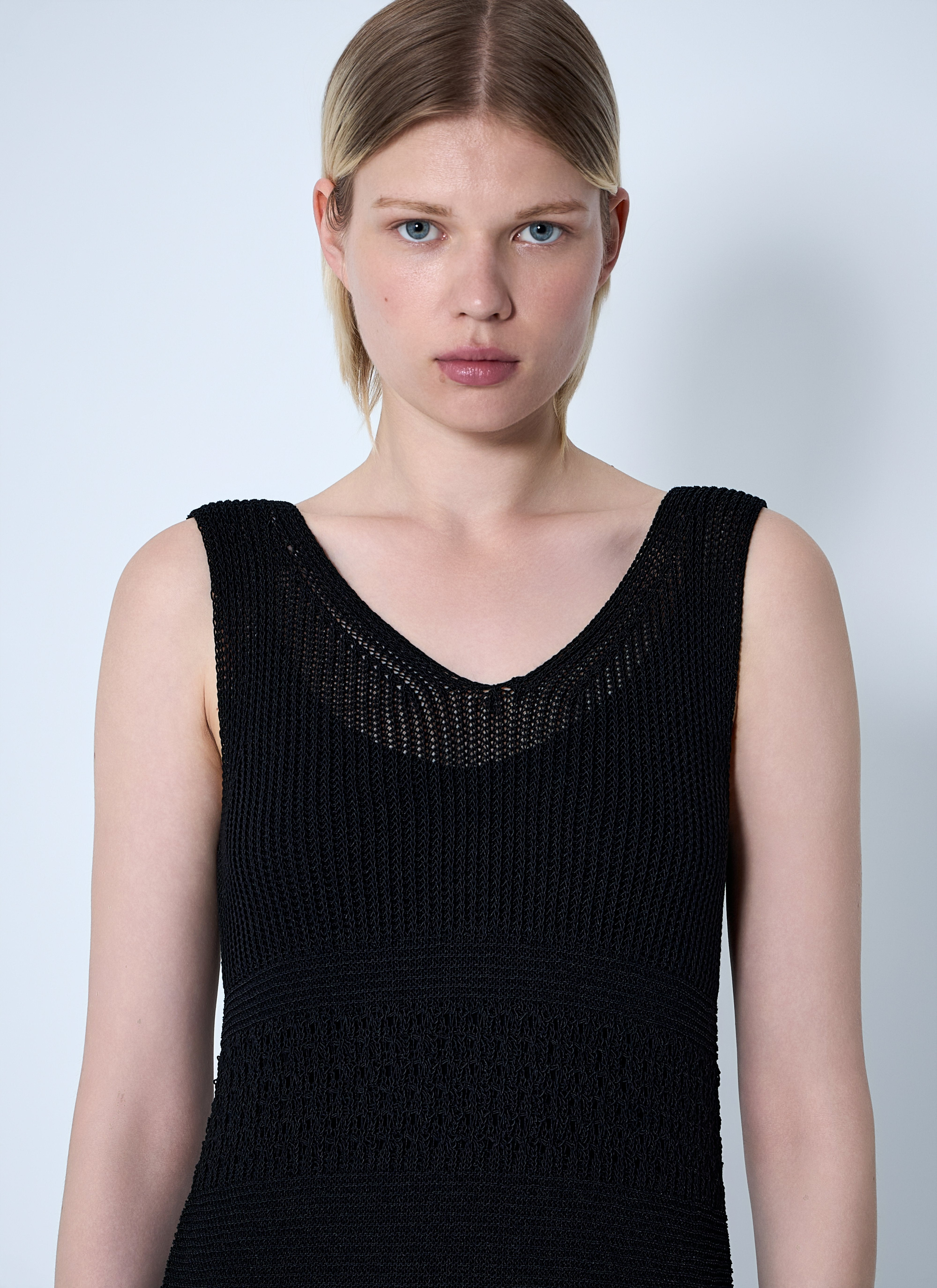 Max Mara Women Valois Crochet Midi Dress - 5