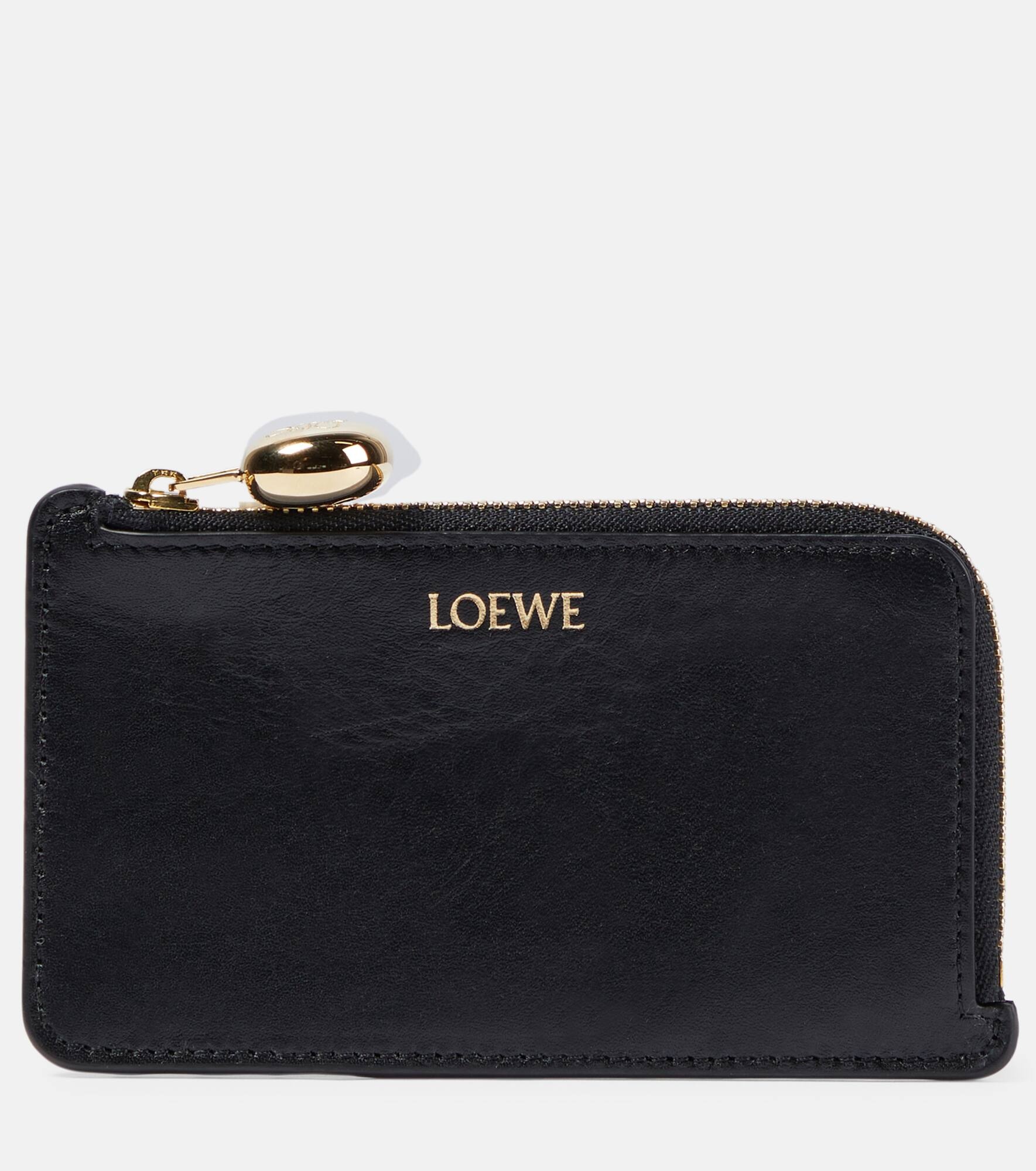 Logo leather card holder - 1