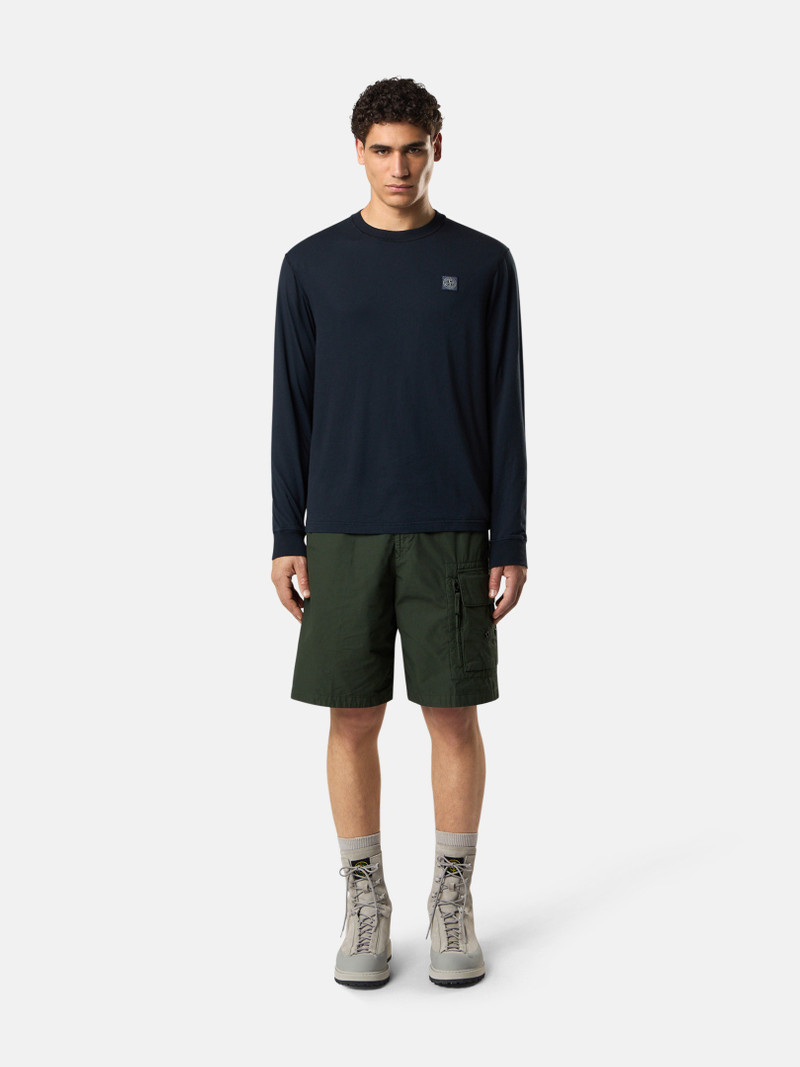 Stone Island 2100030 ORGANIC COTTON JERSEY 'FISSATO' EFFECT outlook