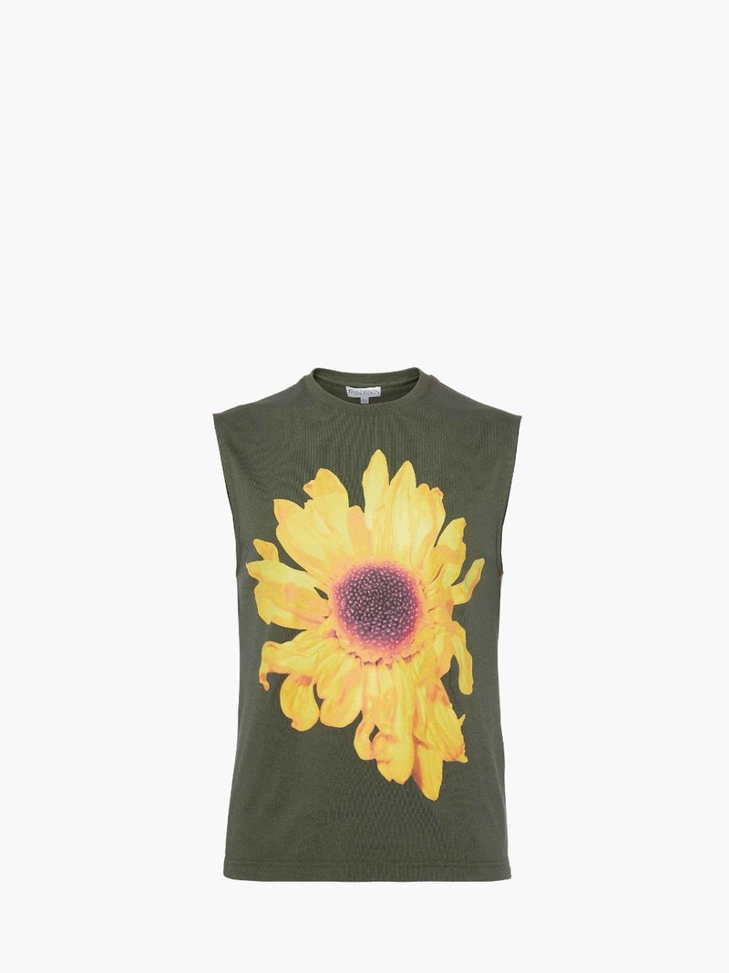 SUNFLOWER GRAPHIC PRINT VEST 1