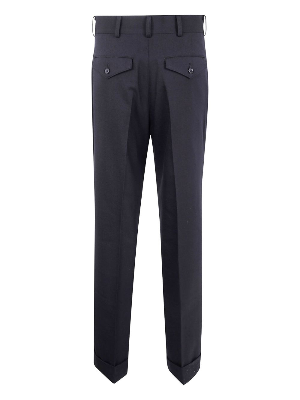 pleated cuffed trousers - 2