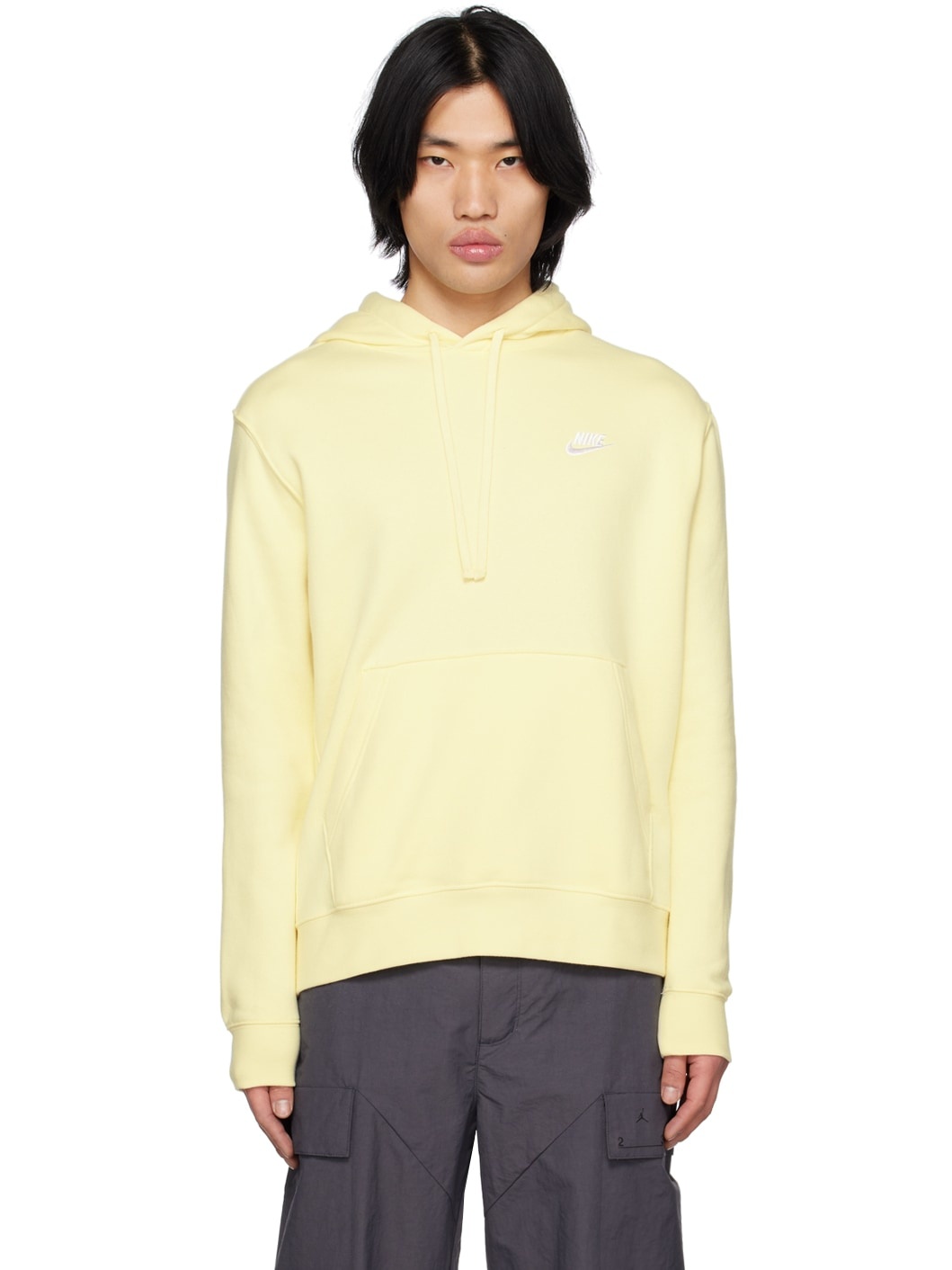 Yellow Sportswear Club Hoodie - 1