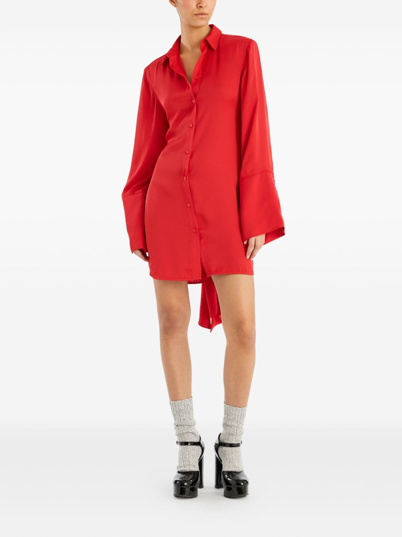 ROTATE tie-back shirt mini dress outlook