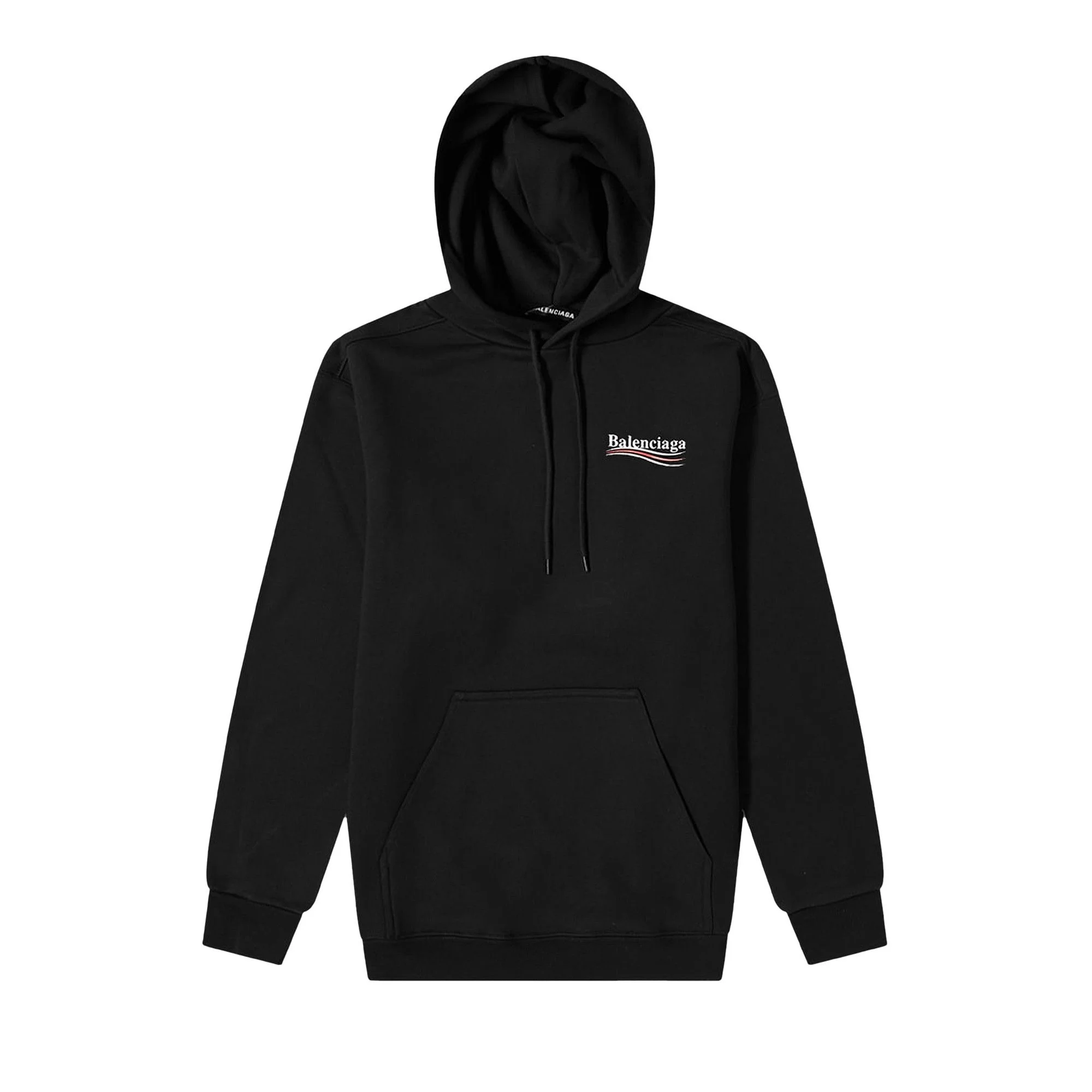 Balenciaga Political Campaign Hoodie 'Black' - 1
