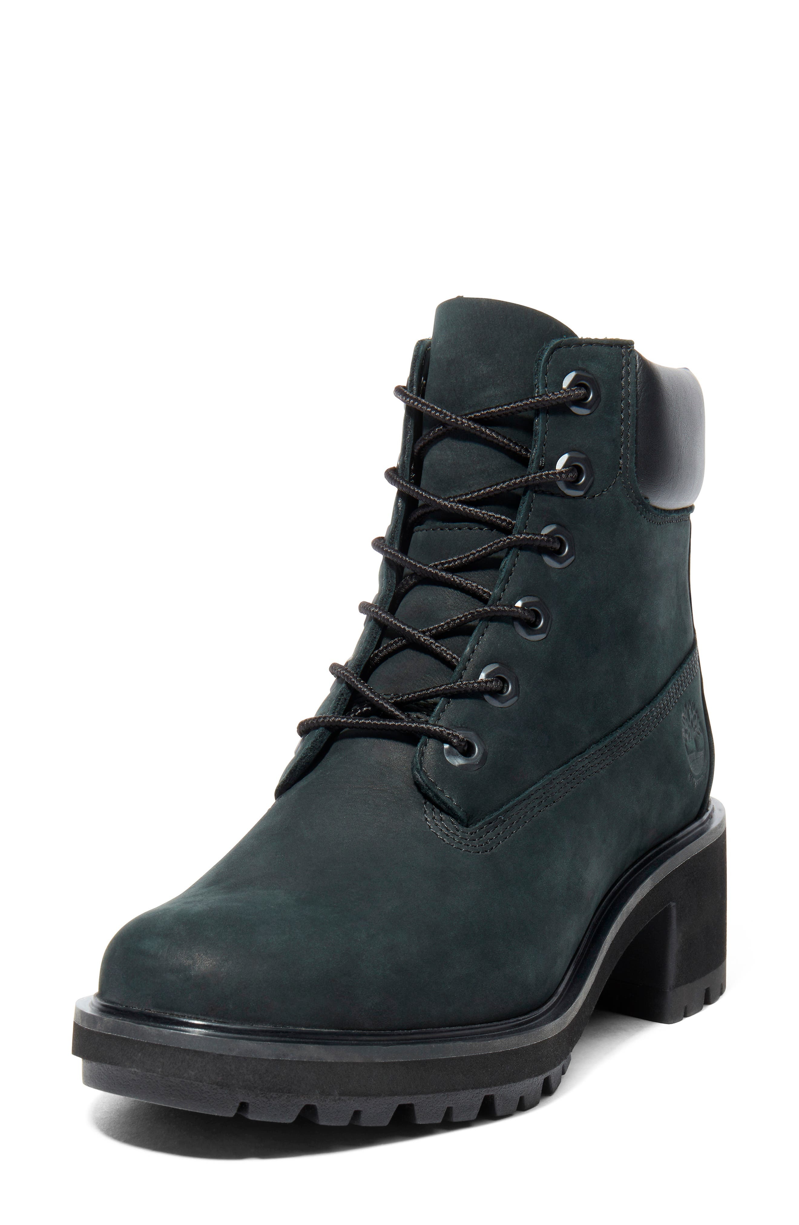 Timberland Kinsley Waterproof Lace-Up Mid Boot in Black at Nordstrom - 8