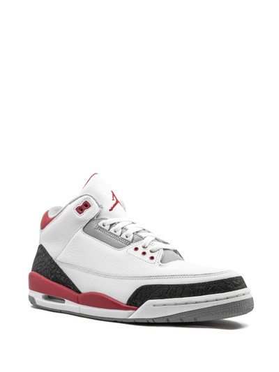 Jordan Air Jordan 3 Retro Fire Red sneakers outlook