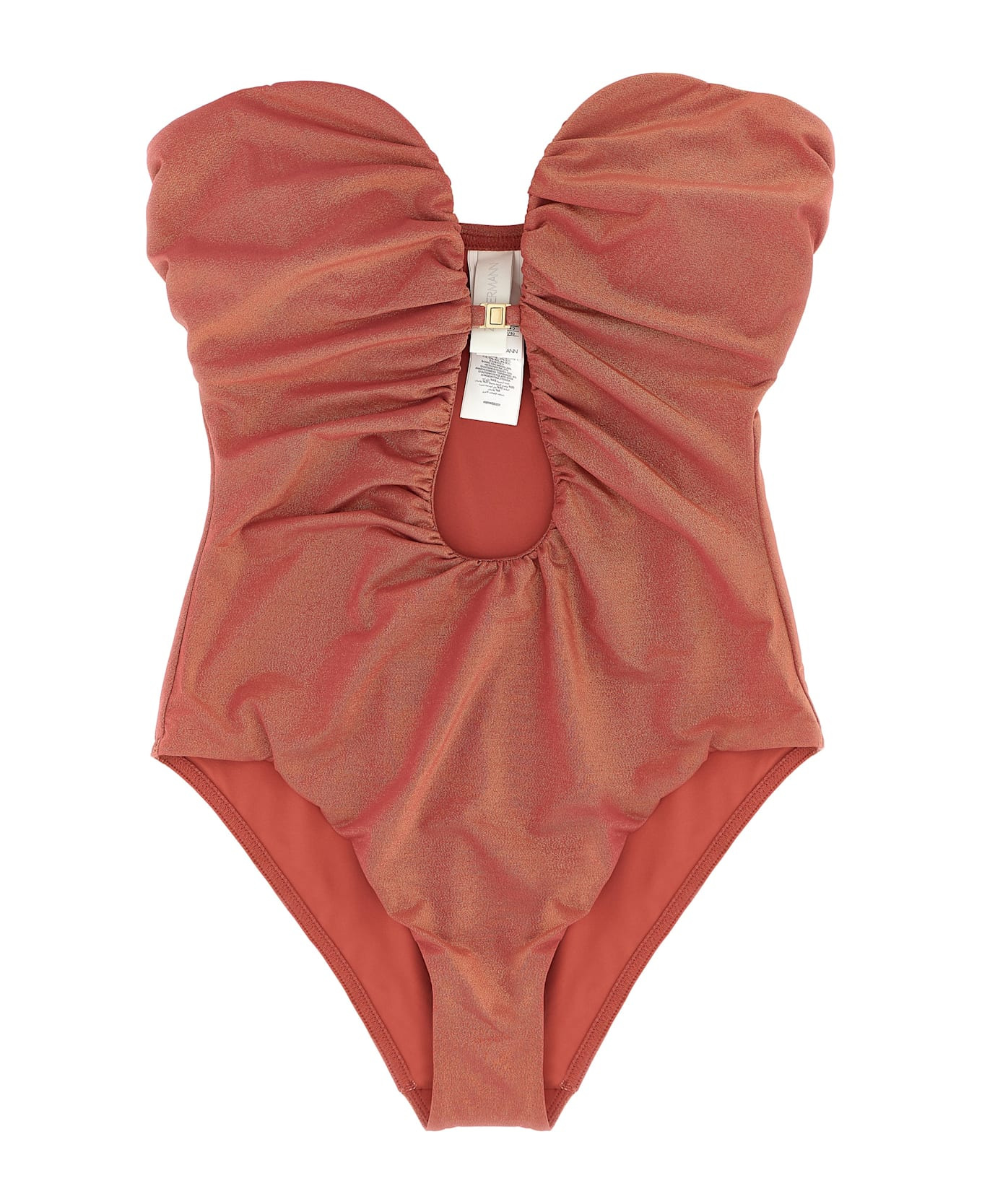 'rhiannon Deep Plunge' One-piece Swimsuit - 1