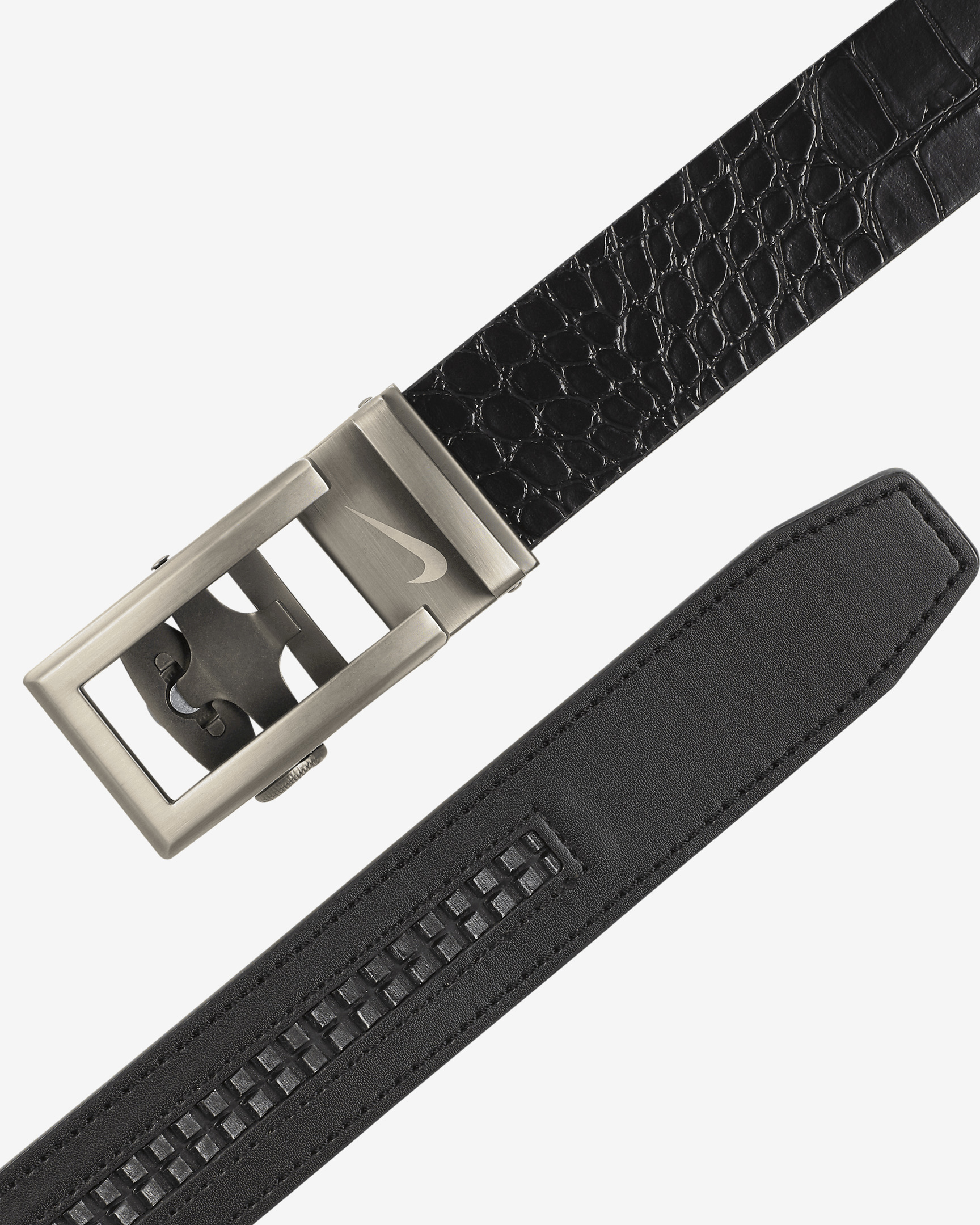 Nike Men's Custom-Fit Croco Golf Belt With Ultralight Buckle - 2