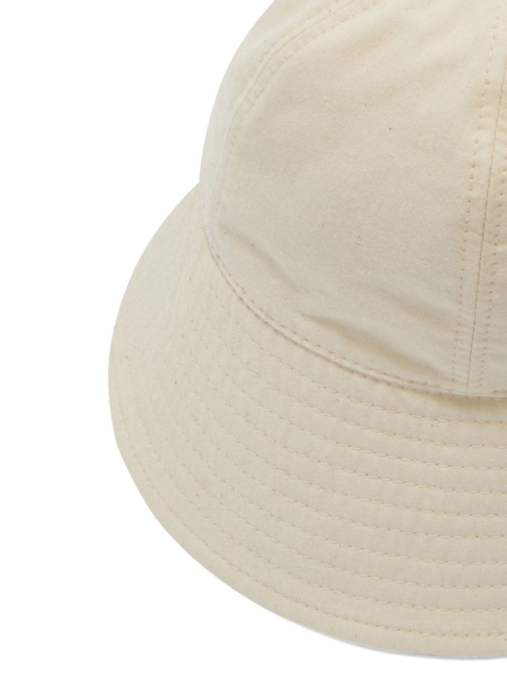 wide-brim cotton bucket hat - 2