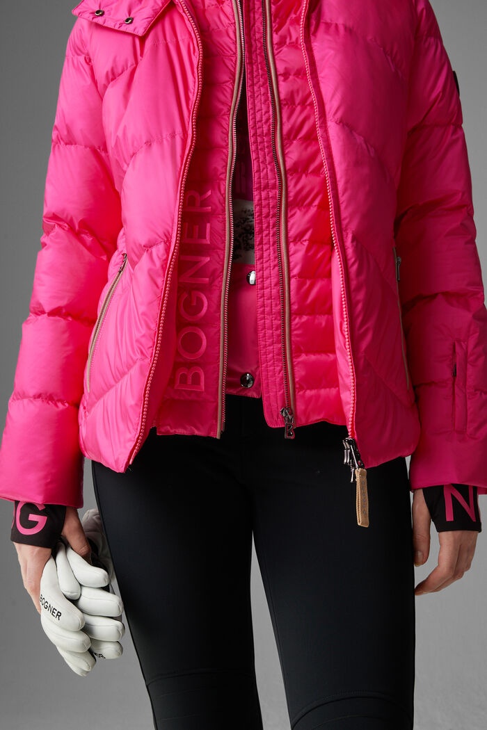 Callie Down ski jacket in Pink - 7