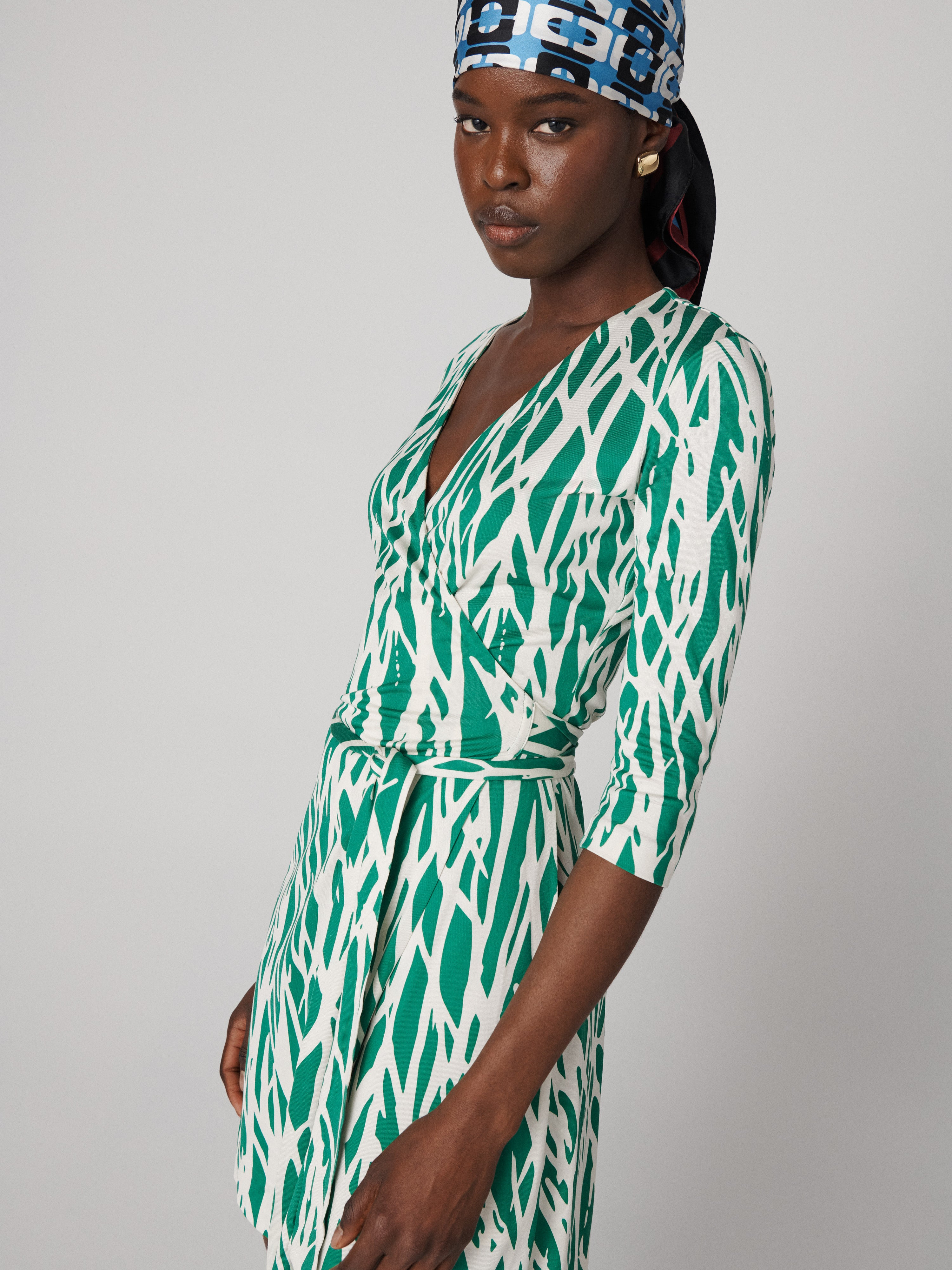 Julian Silk Jersey Wrap Dress - 3