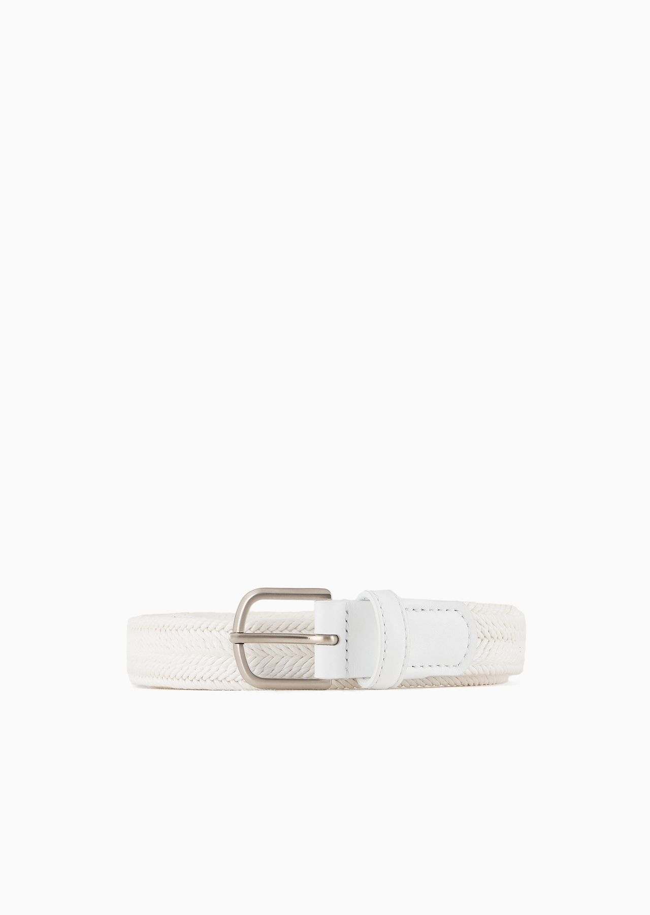 Braided cotton belt with pin buckle - 1