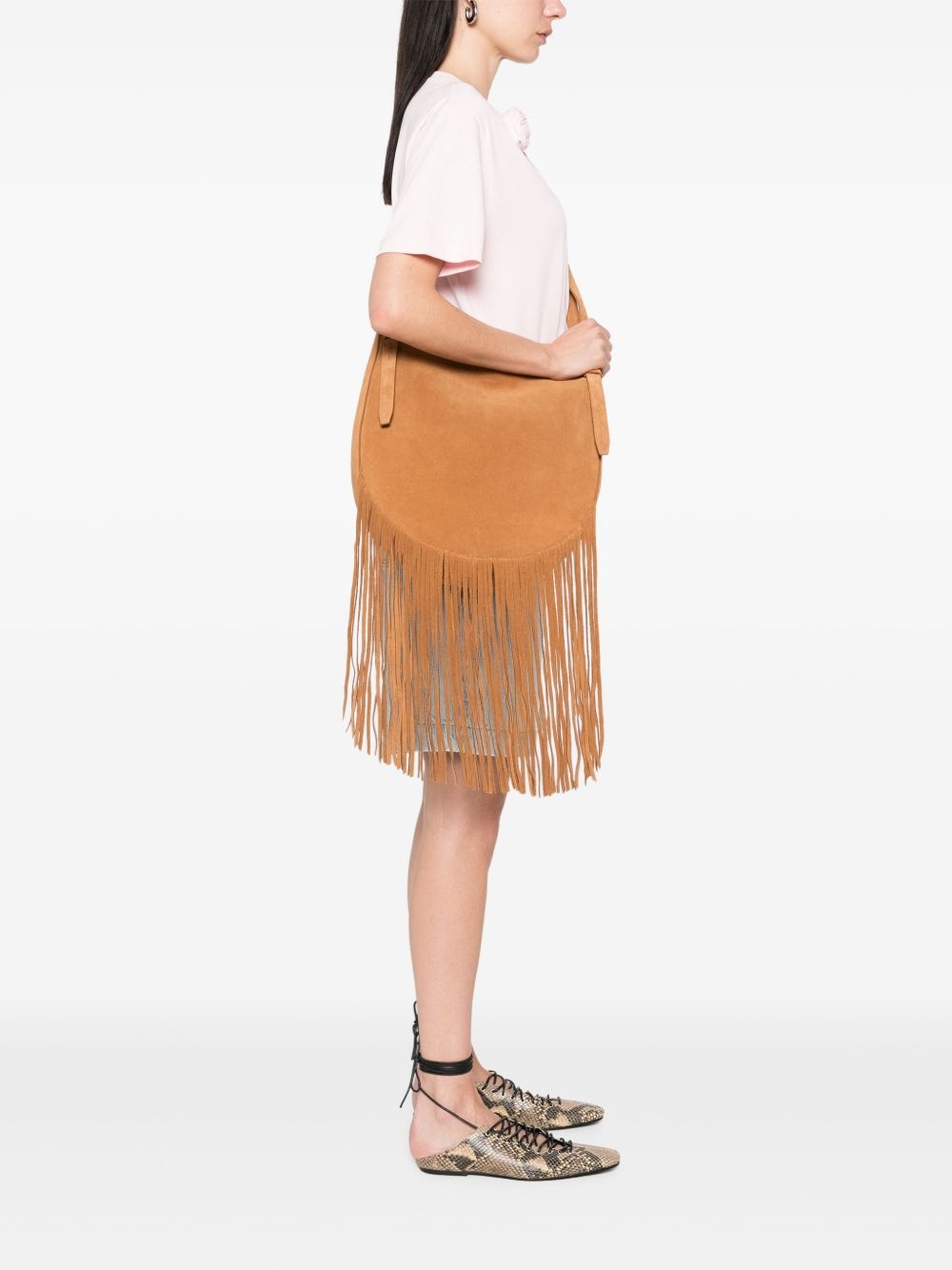 fringed shoulder bag - 2