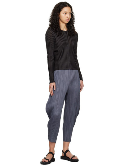 Pleats Please Issey Miyake Gray Thicker Bottoms 1 Trousers outlook