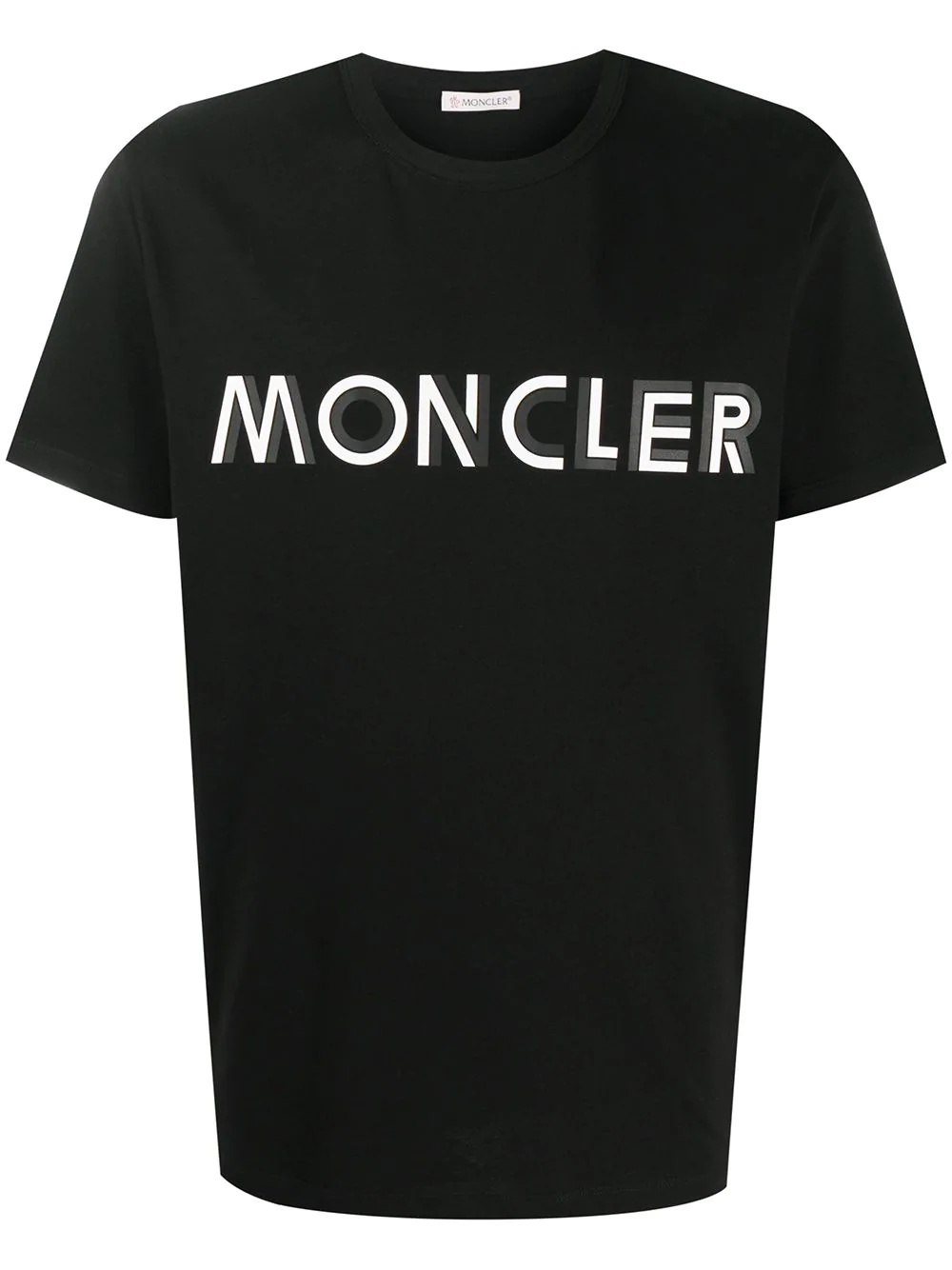 logo-print slim-fit T-shirt - 1