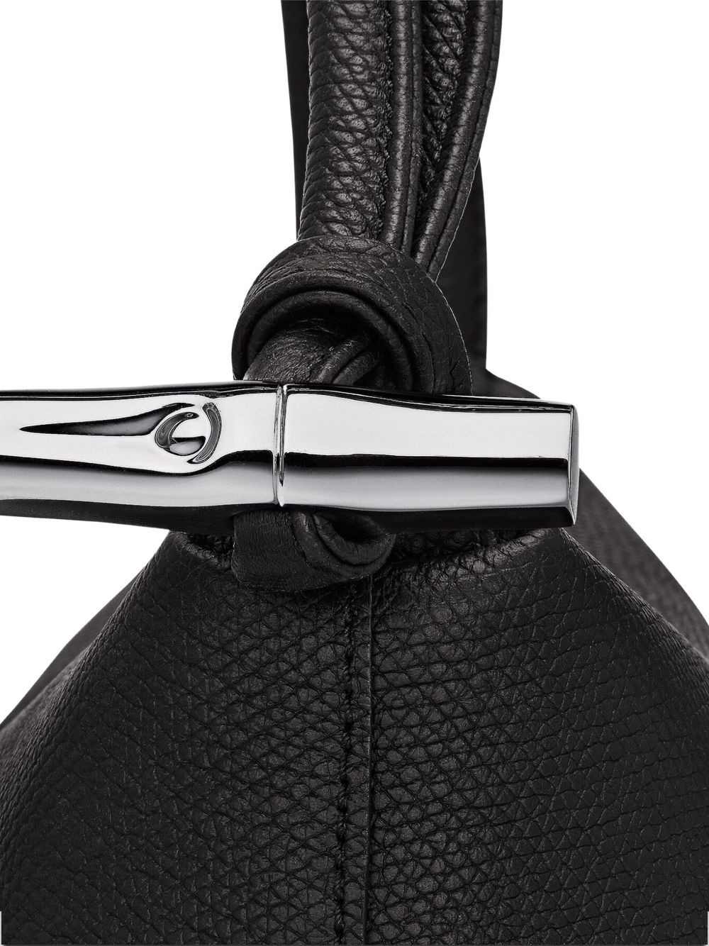 Le Roseau double-handle leather shoulder bag - 5