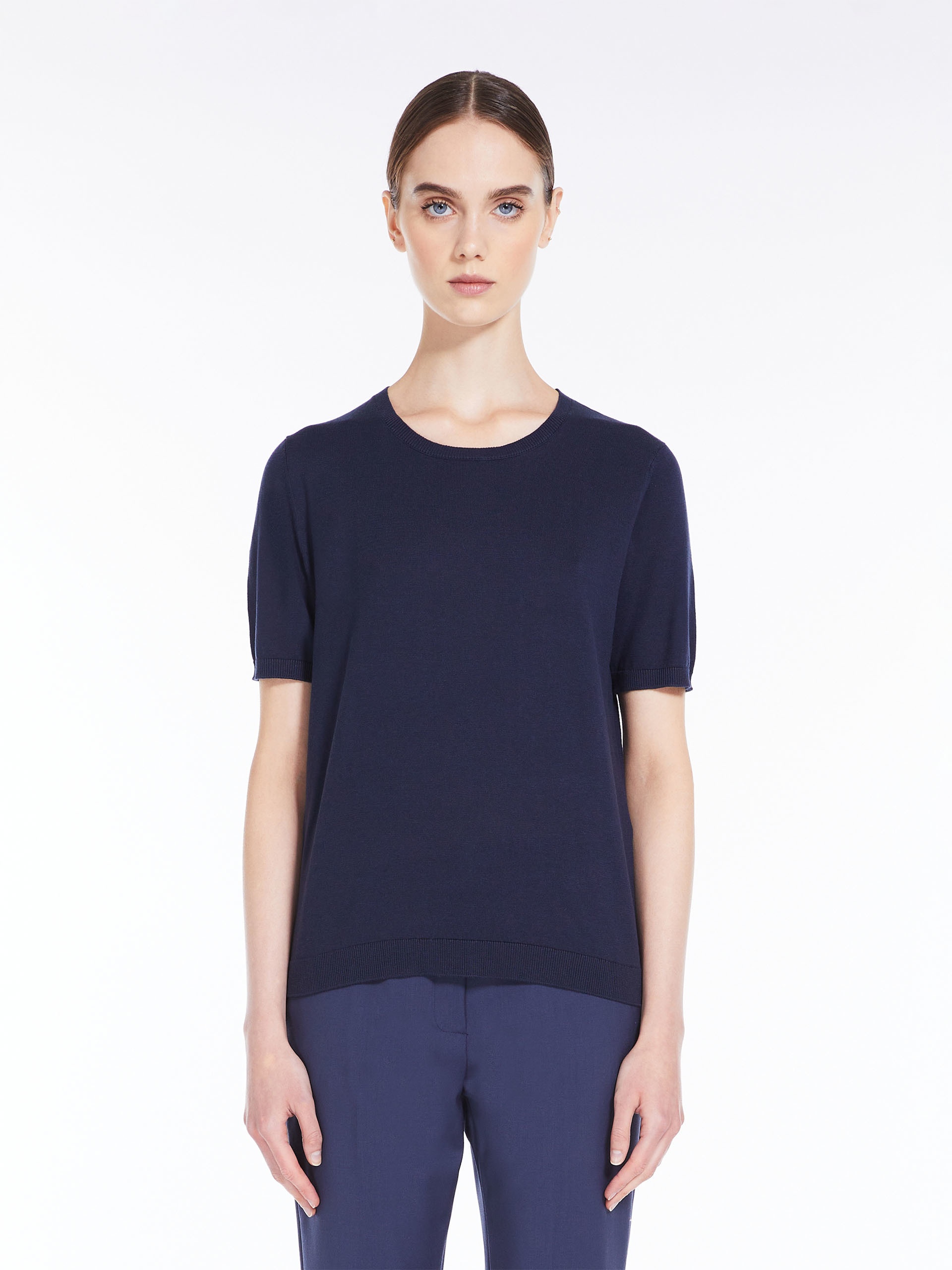 AGRO Silk blend knit T-shirt - 3
