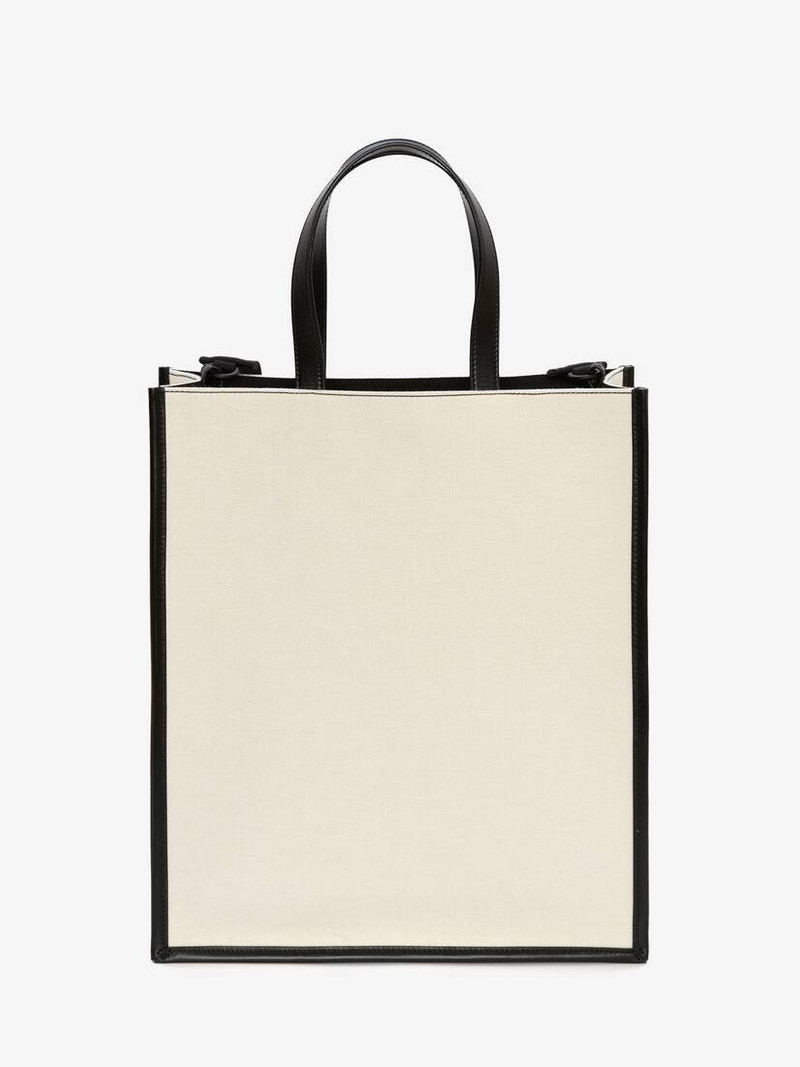 North South Tote Bag in Beige 3