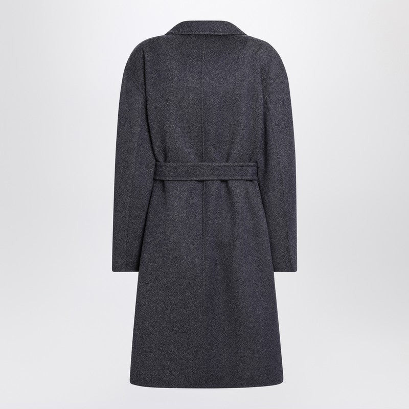 Max Mara wool denim effect coat - 2