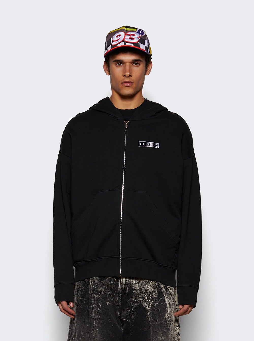 Routine Zip Hoodie Faded Black - 2