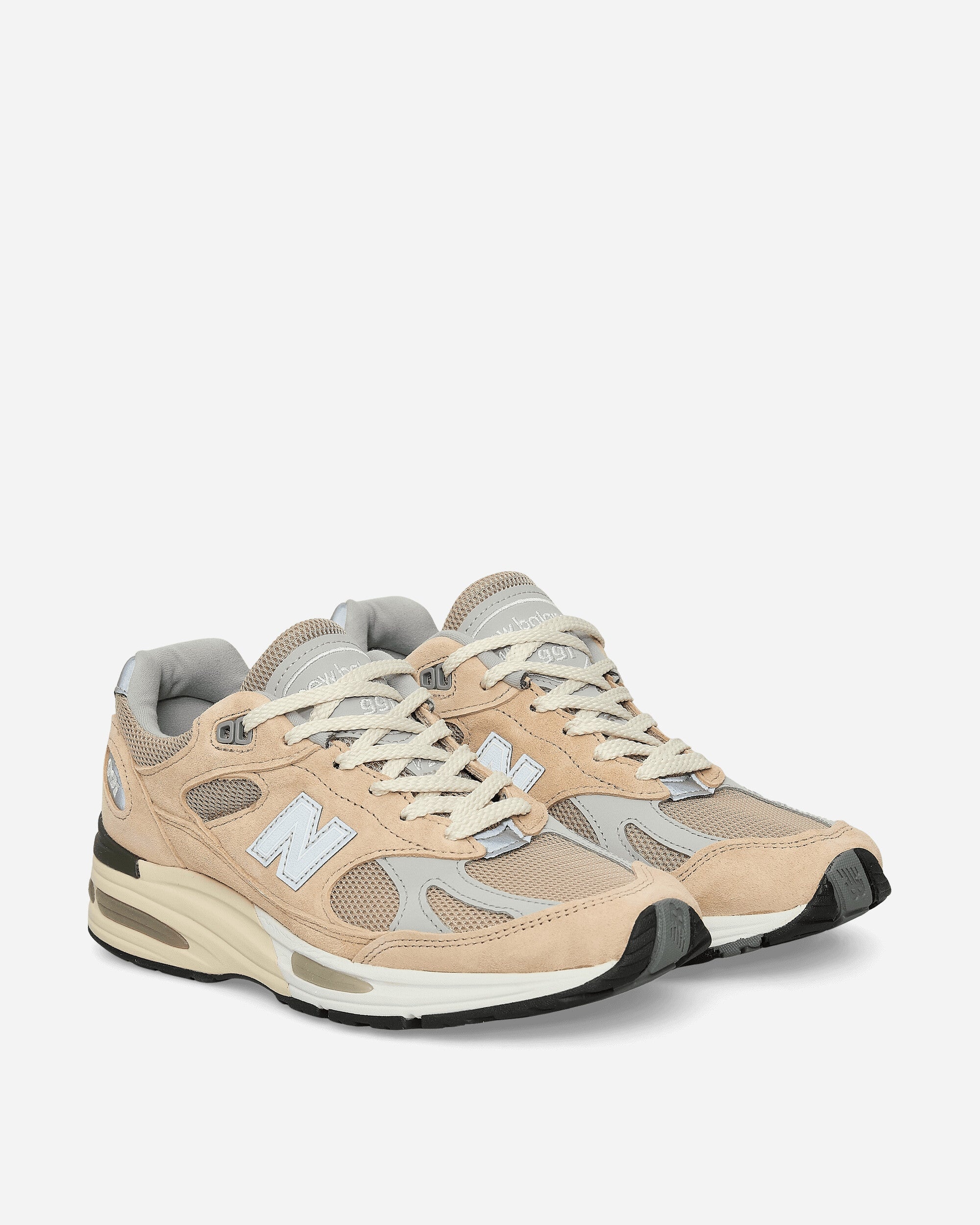 Made in UK 991v2 Sneakers Cuban Sand / Harbor Mist / Silver - 2