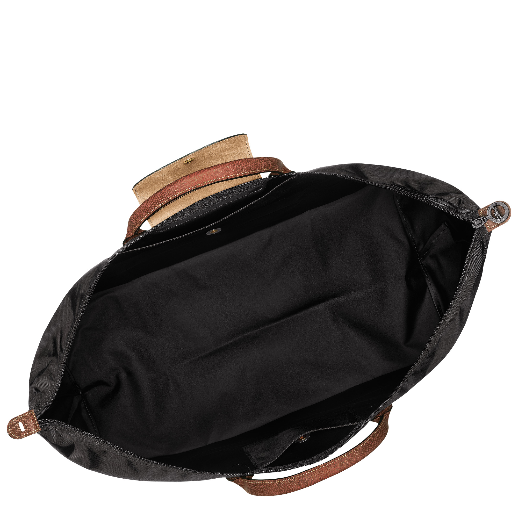Le Pliage Original M Travel bag Black - Recycled canvas - 5