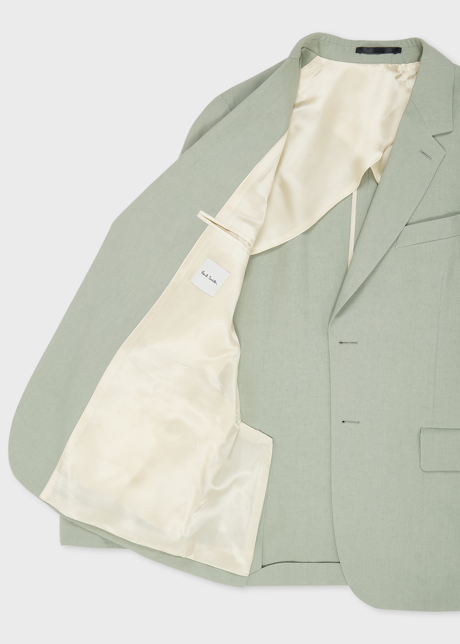 Light Green Linen Suit - 4