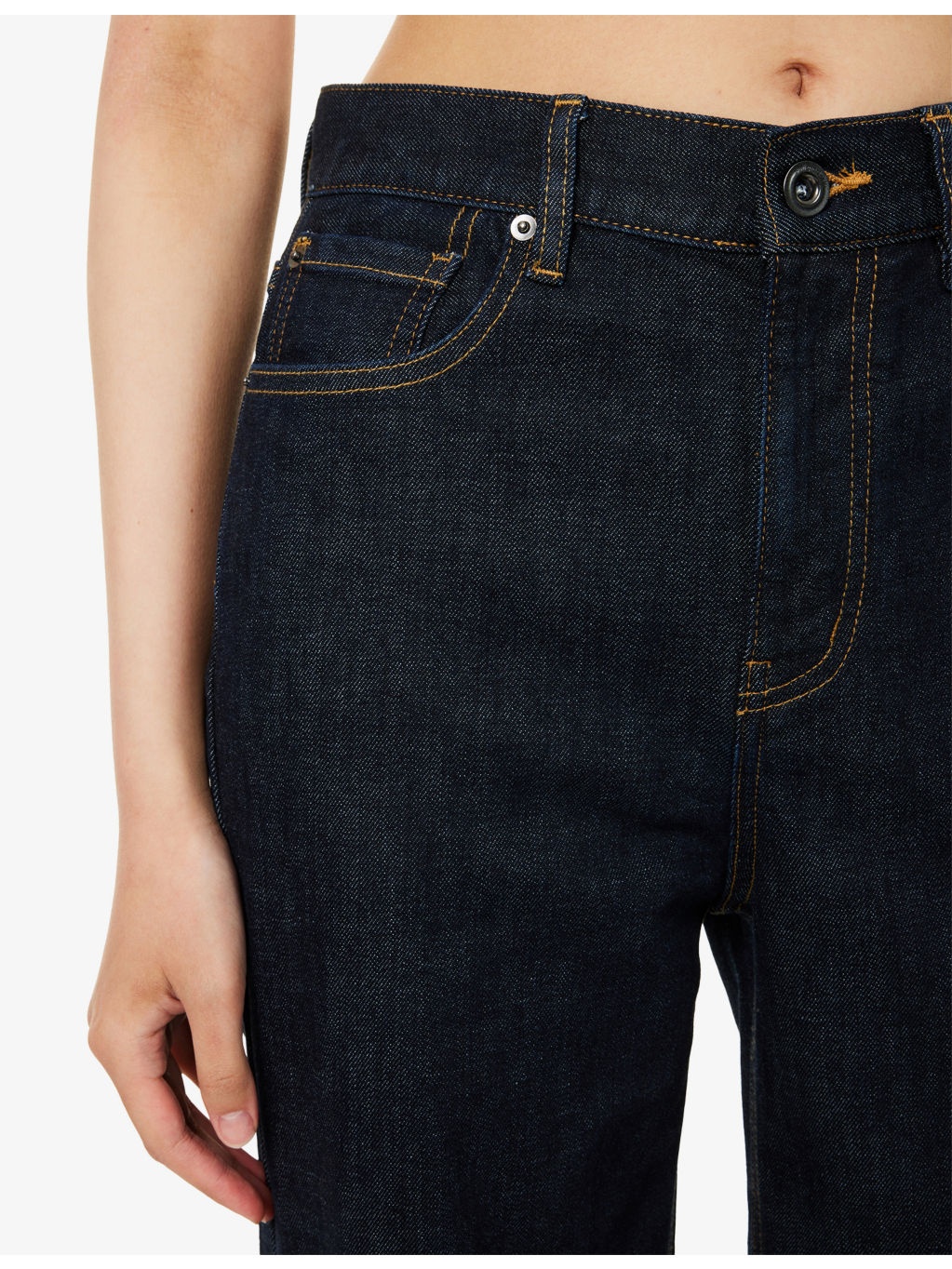 Straight-Leg  High-Rise Denim Jeans - 5