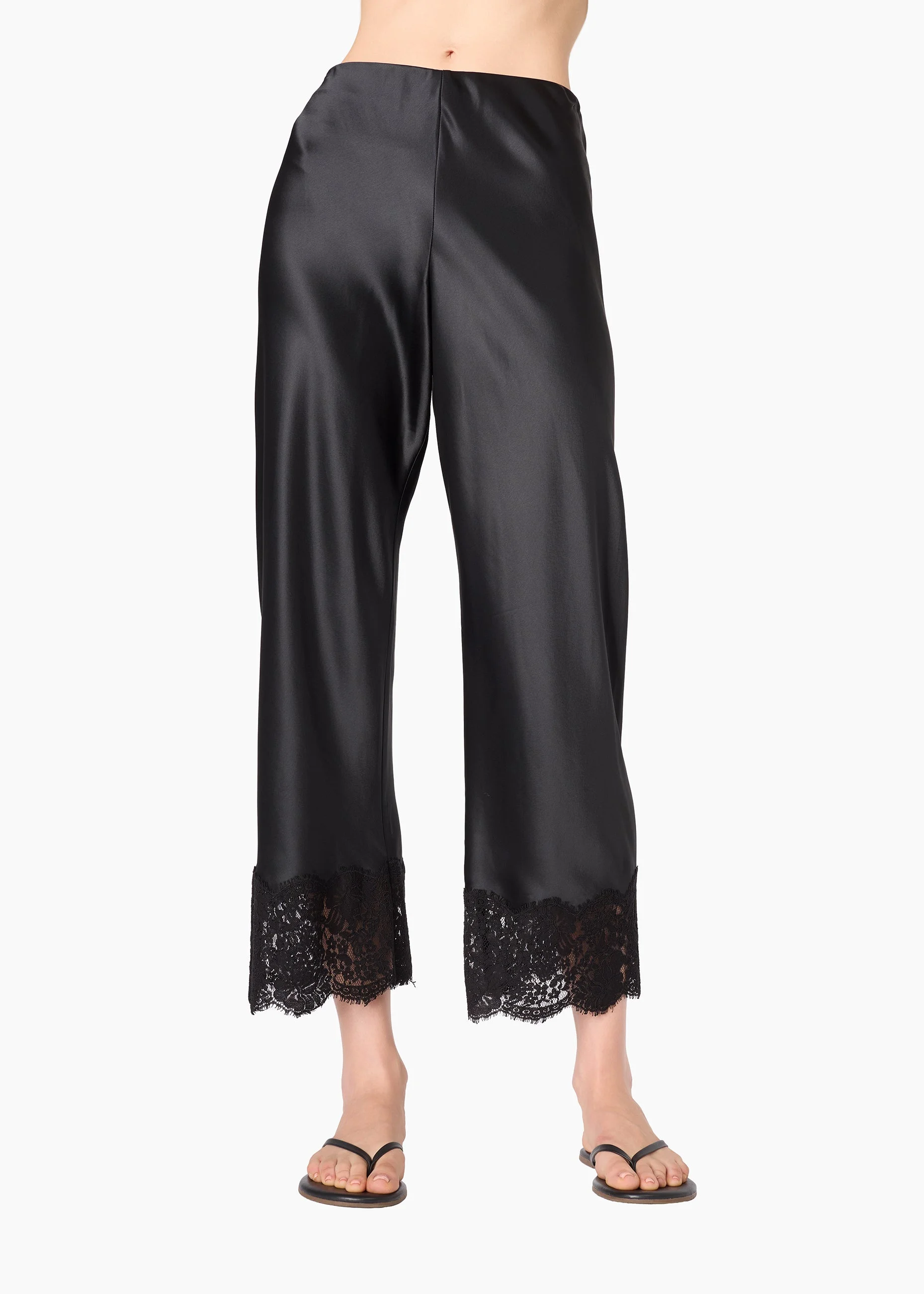 BRISTOL MID RISE LACE PANT BLACK - 1