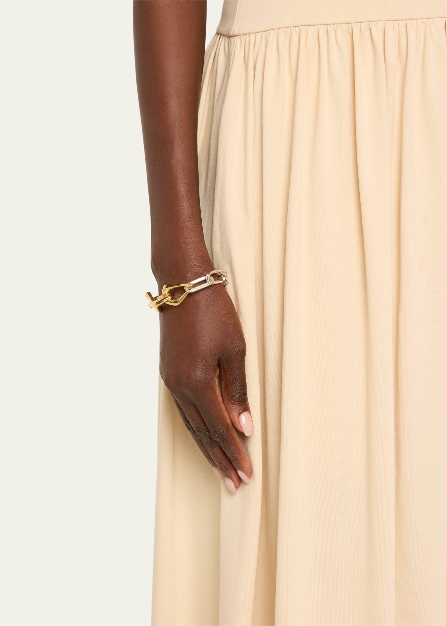 Two-Tone Chain Bracelet - 2