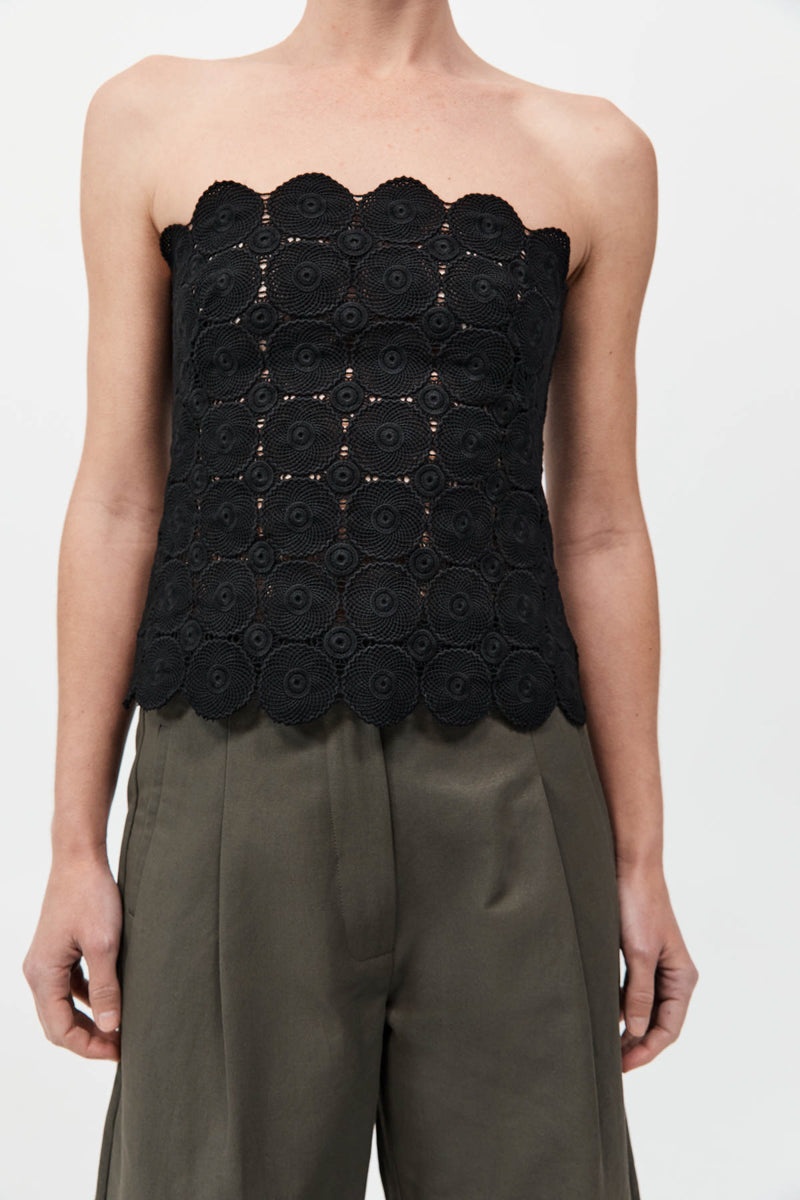 Doily Top - Black - 5