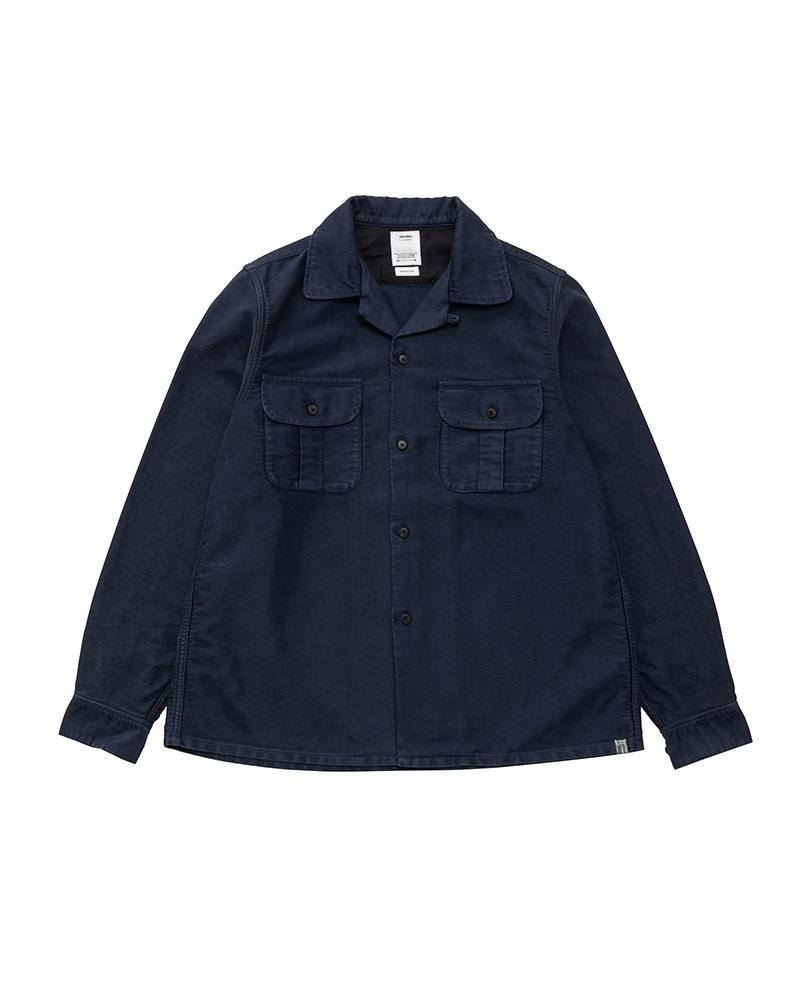 KEESEY G.S. SHIRT L/S MOLESKIN NAVY - 1