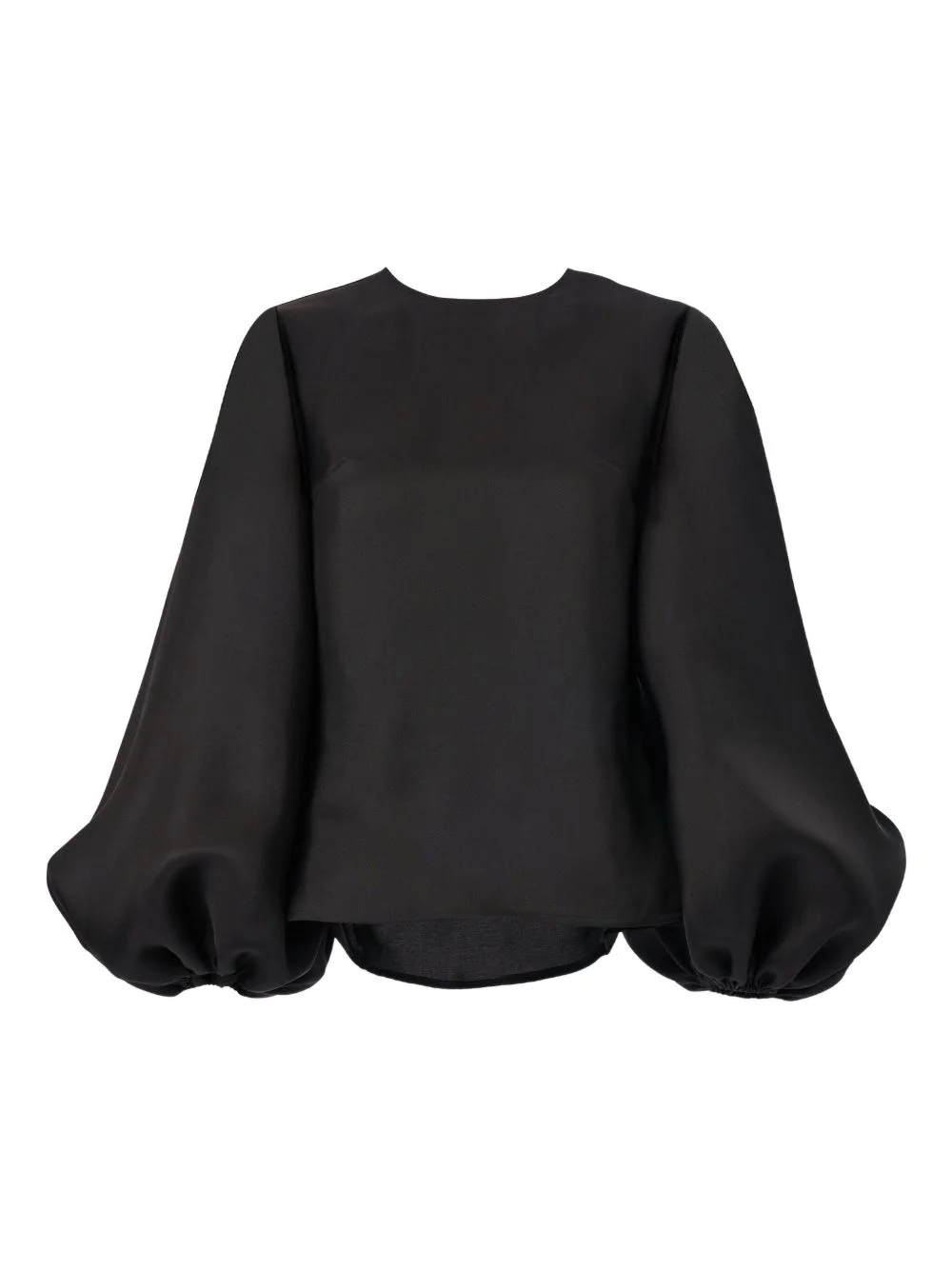 puff-sleeve gaza blouse - 1