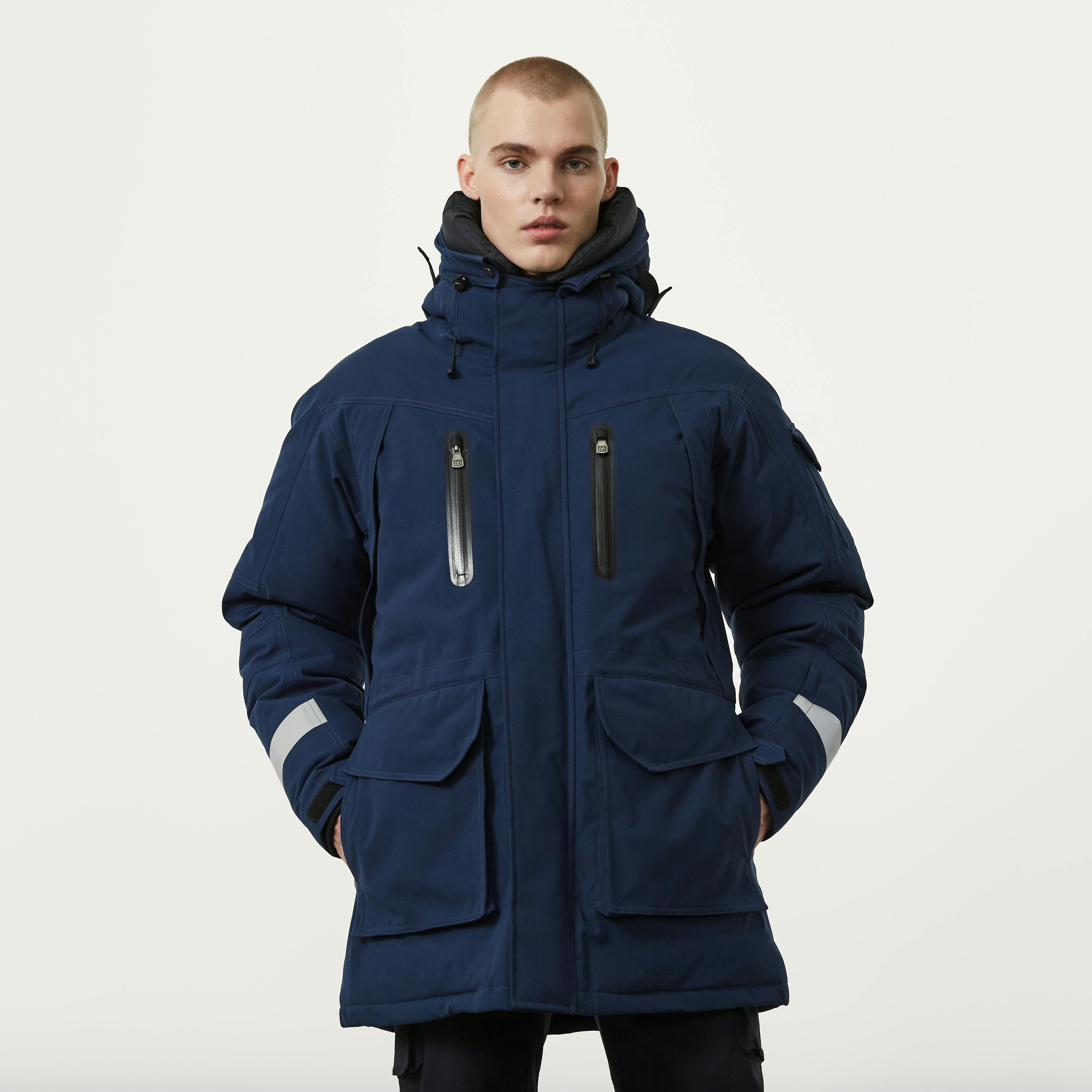 Jökla Arctic professional down parka with hood trim - 3
