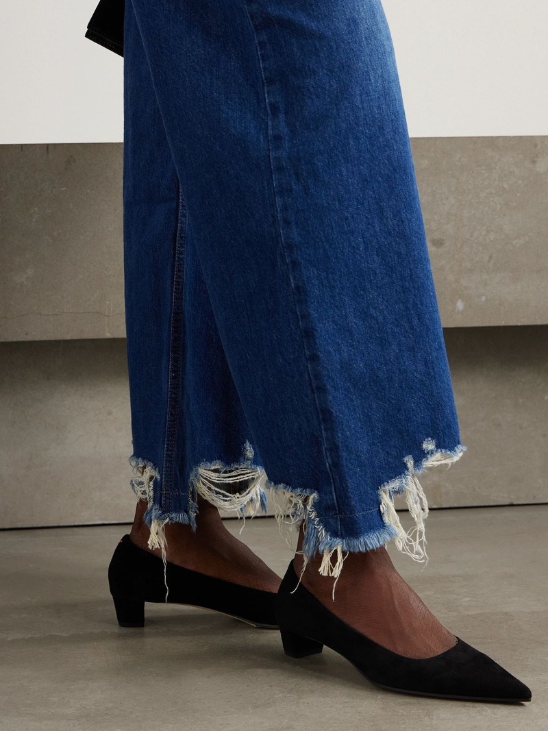 Aeyde Judi suede pumps Black outlook