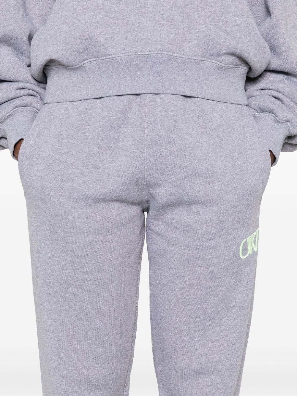 logo-embroidered track trousers - 5
