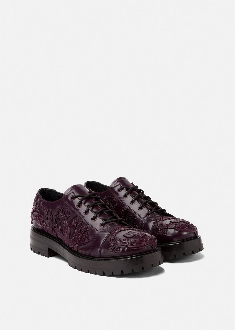 VERSACE Barocco Column Derby Shoe outlook