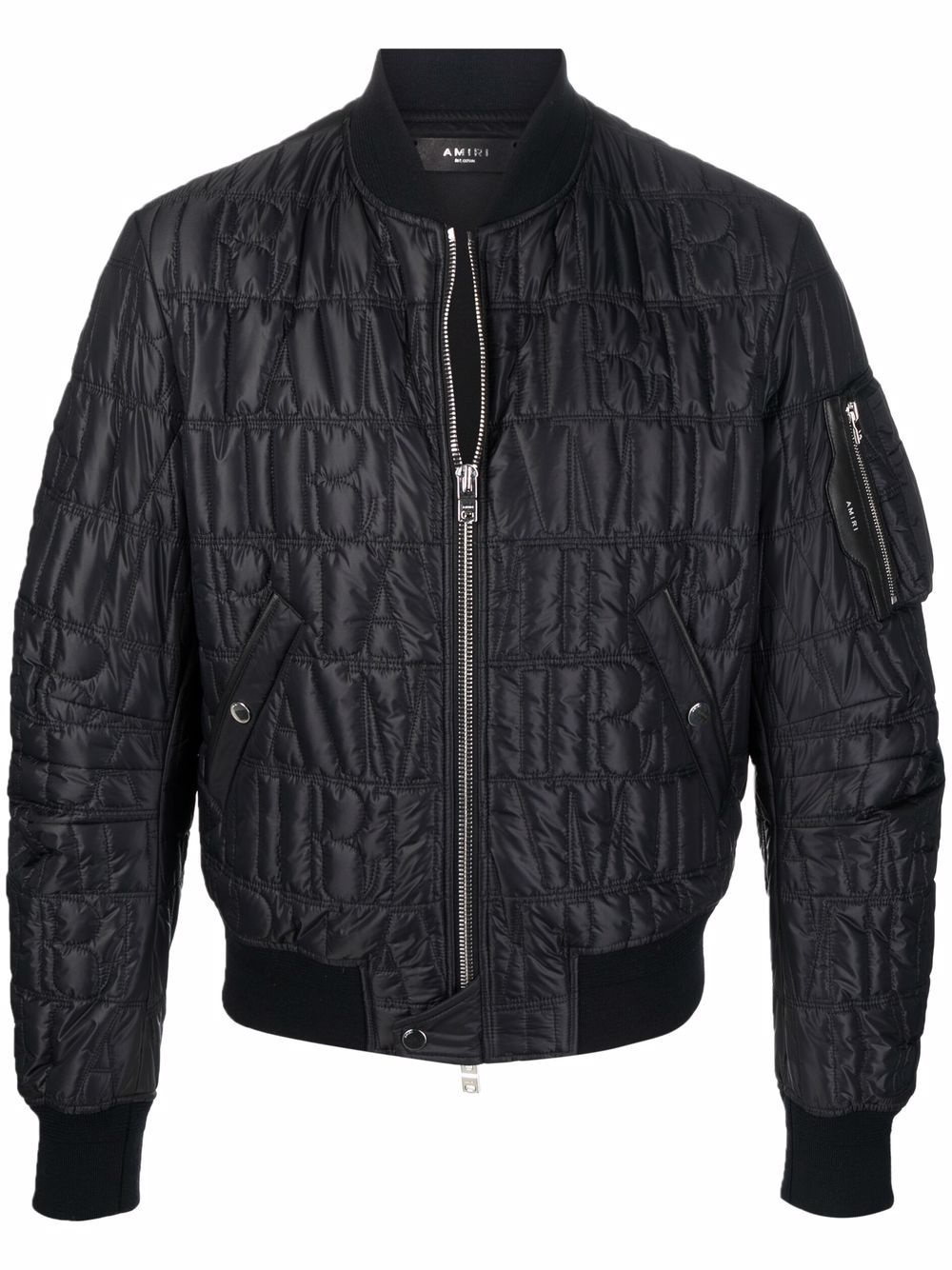 quilted bomber jacket - 1