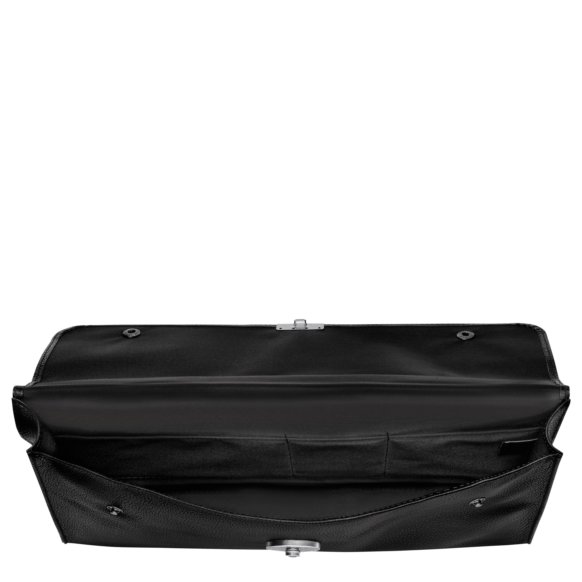 Le Foulonné S Briefcase Black - Leather - 5