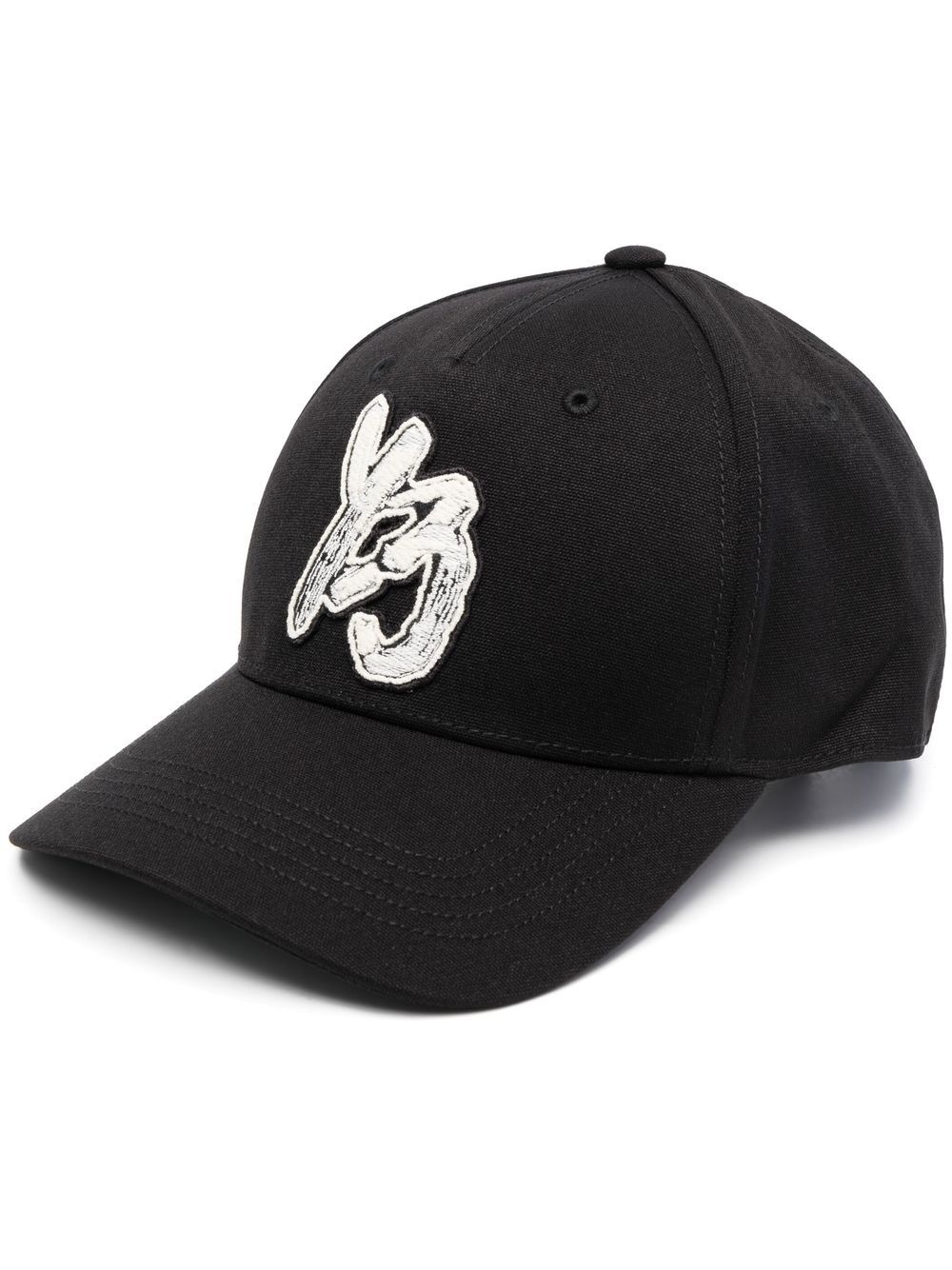 embroidered-logo baseball cap - 1