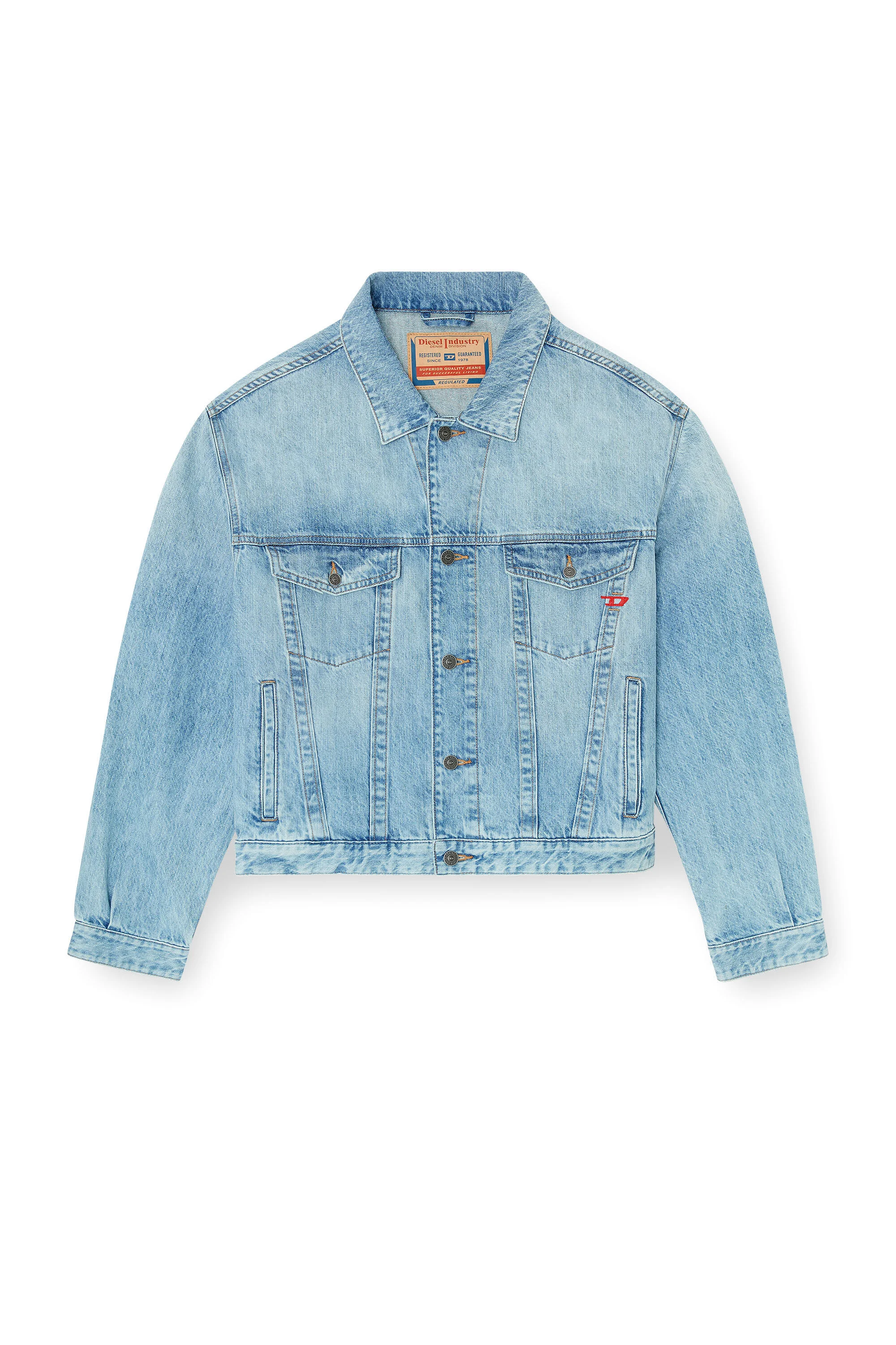 TRUCKER JACKET IN DENIM - 1
