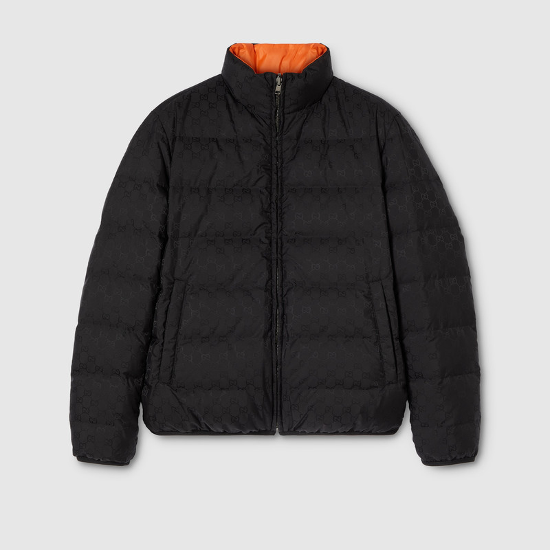 Reversible GG nylon zip jacket 1