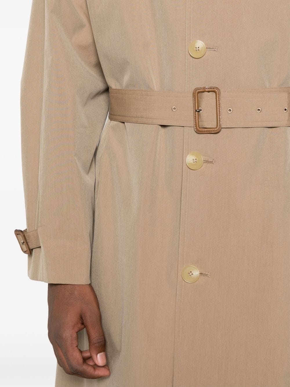 belted trench coat - 5