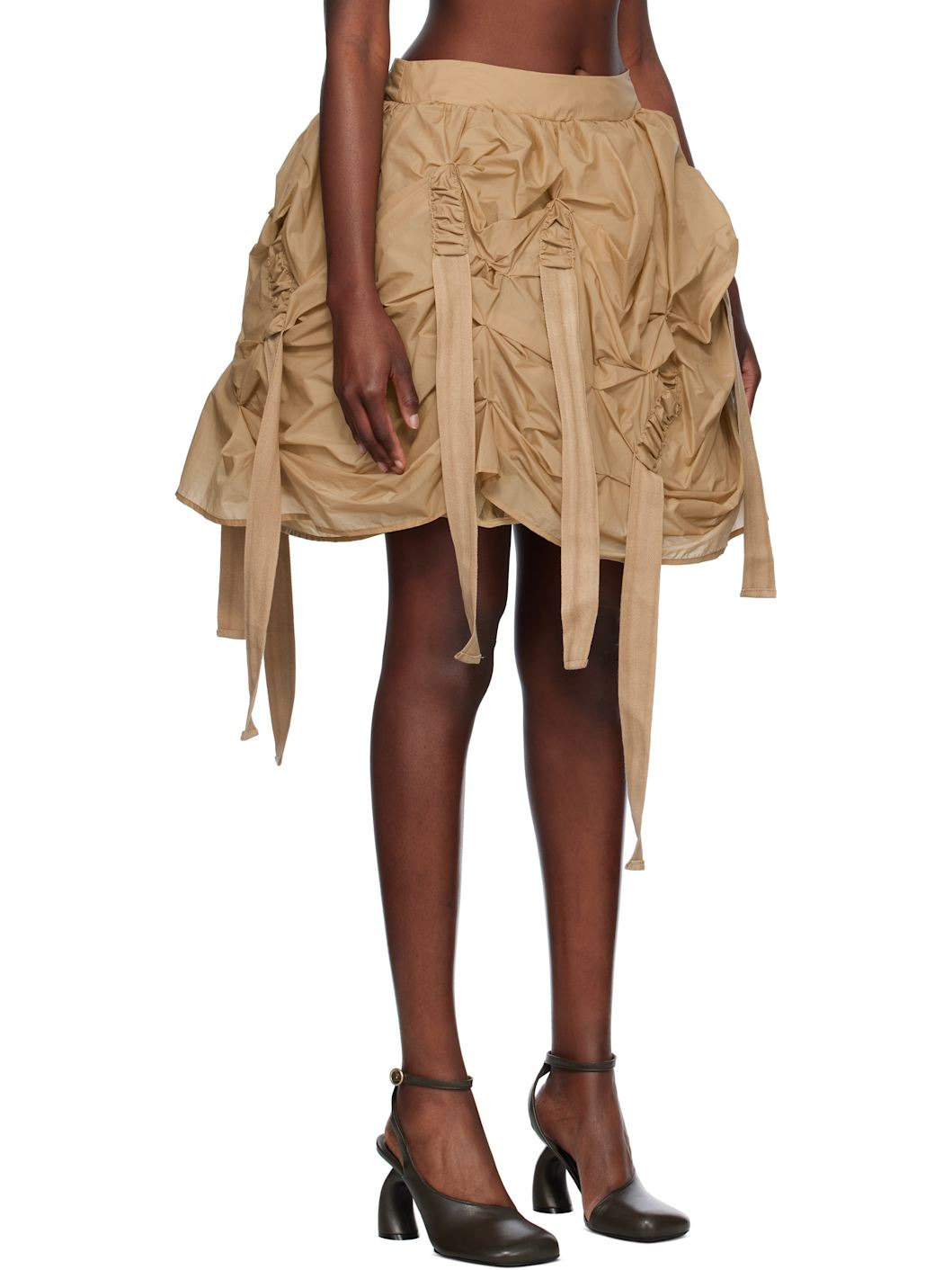 Beige Versailles Midi Skirt - 2