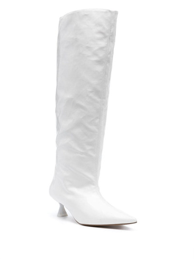 GANNI 50mm knee-high boots outlook