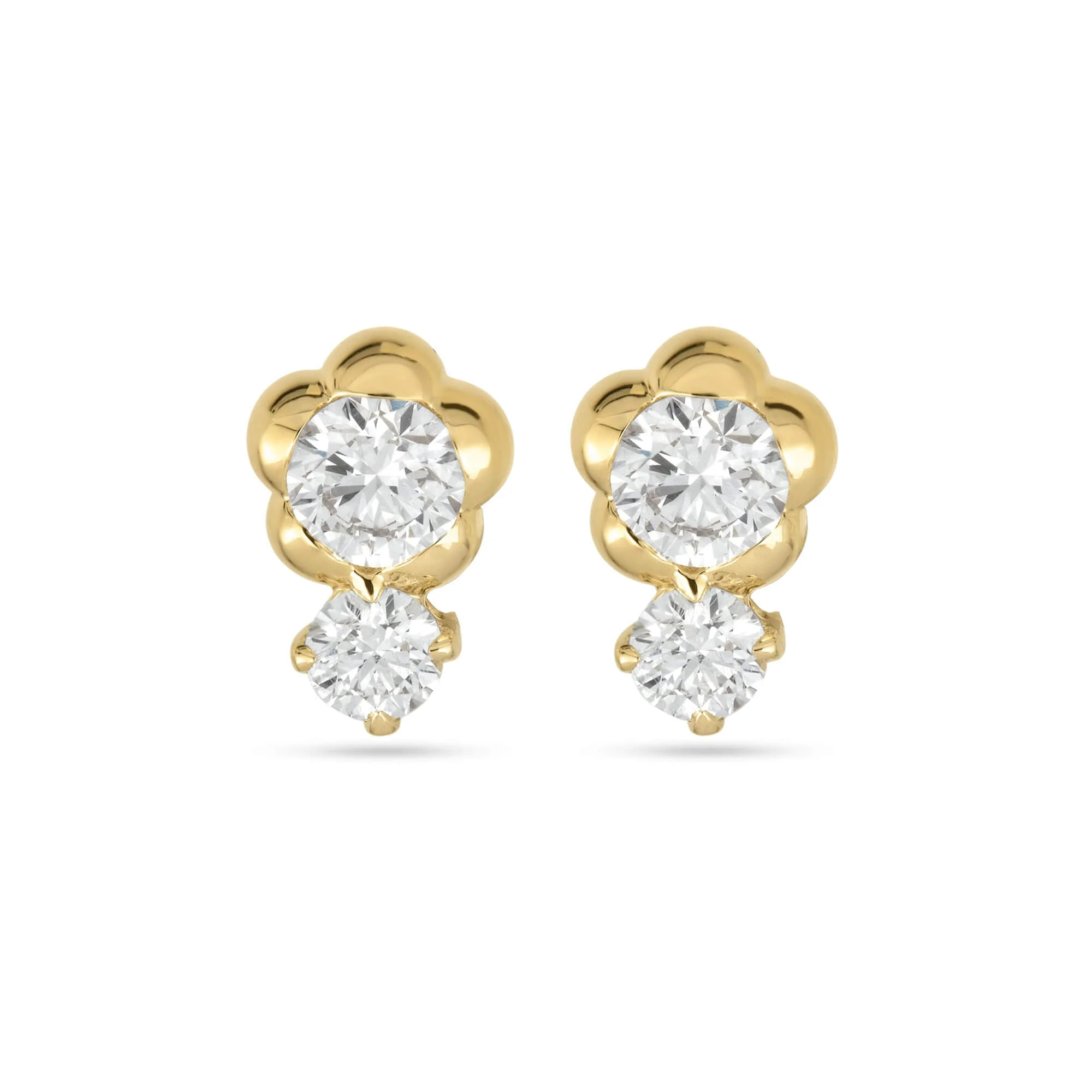 LAB-Created Hendrix Diamond Earrings - 1