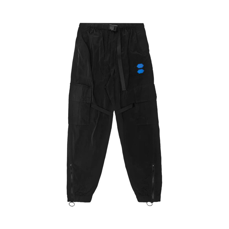 Off-White Parachute Cargo Pants 'Black' 1