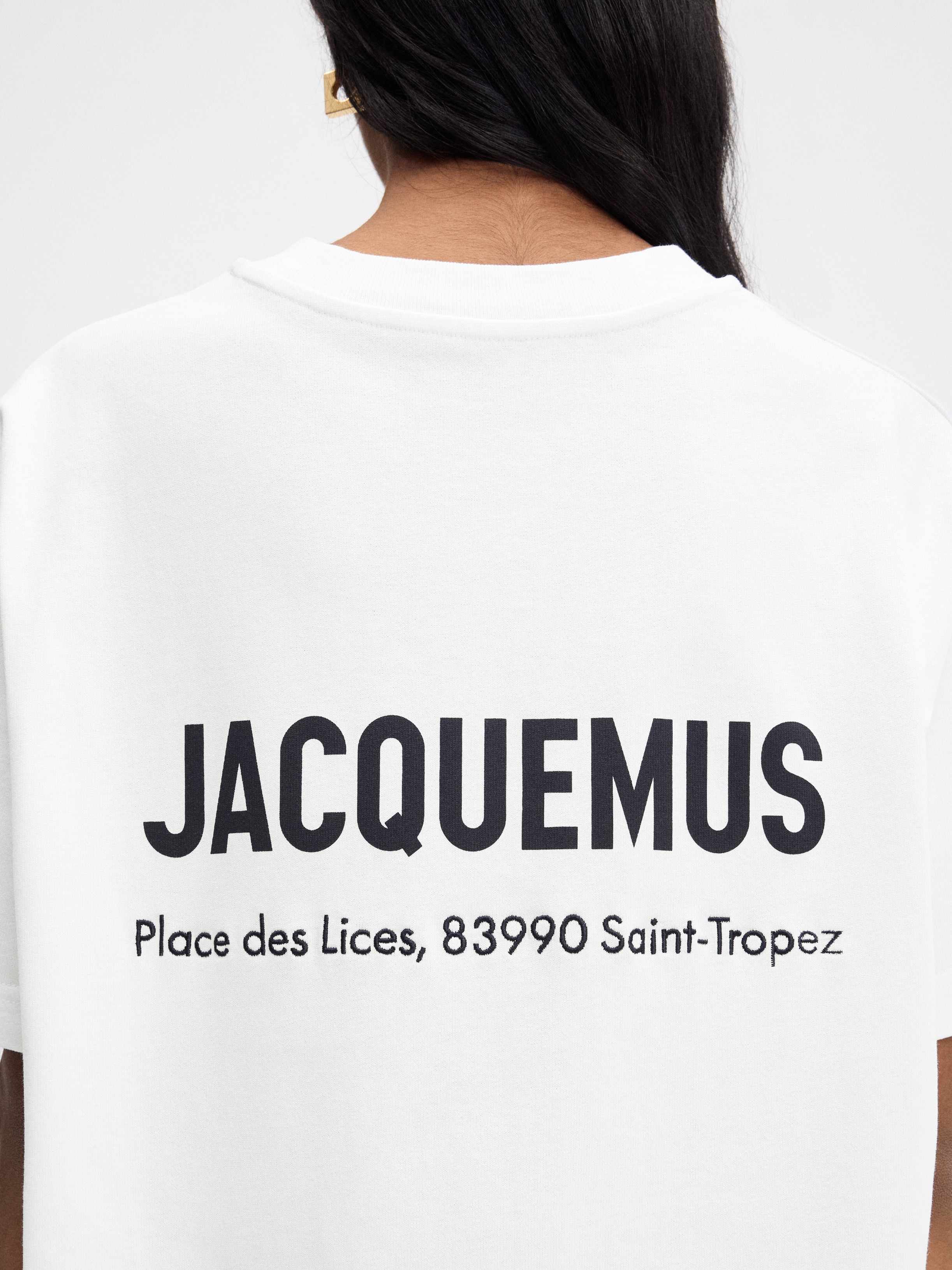The Saint Tropez Place des Lices address t-shirt - 7